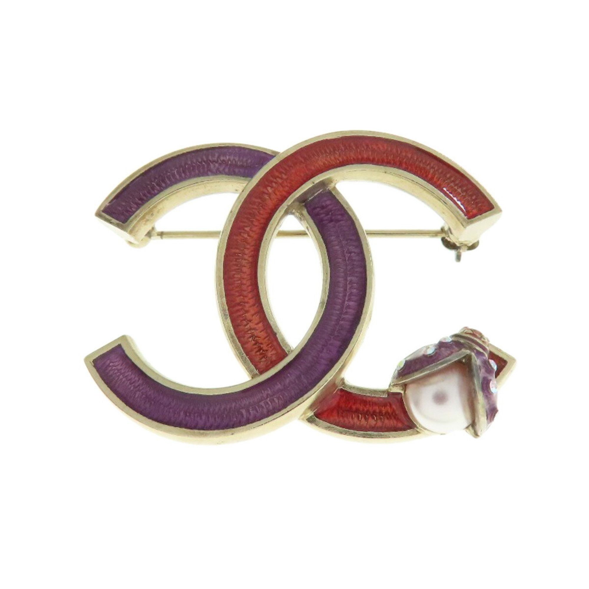 Chanel Chanel Coco Mark brooch Size ONE SIZE - 8 Thumbnail