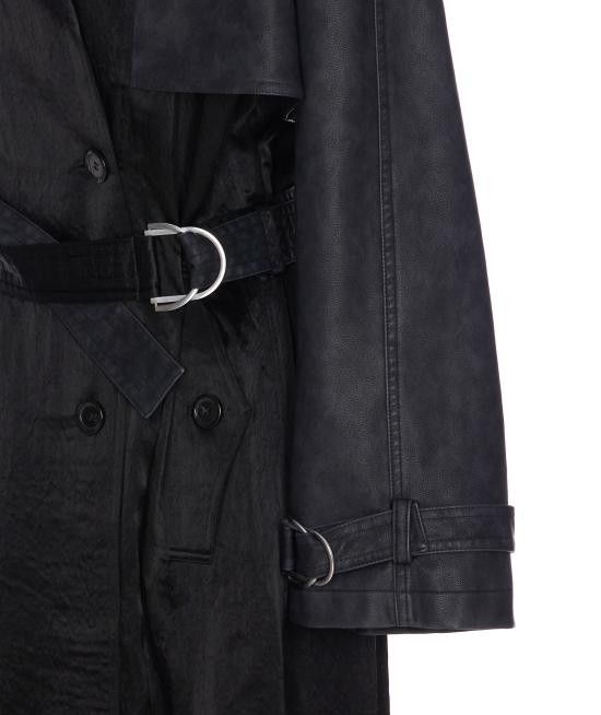 Pinko PINKO Women Trench Coats 104597 A2BVZ99 Black Size M / US 6-8 / IT 42-44 - 3 Thumbnail