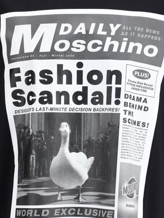 Moschino MOSCHINO Men T-Shirts 252ZZ0724252ZZ5241 1555 BLACK Size US S / EU 44-46 / 1 - 3 Thumbnail