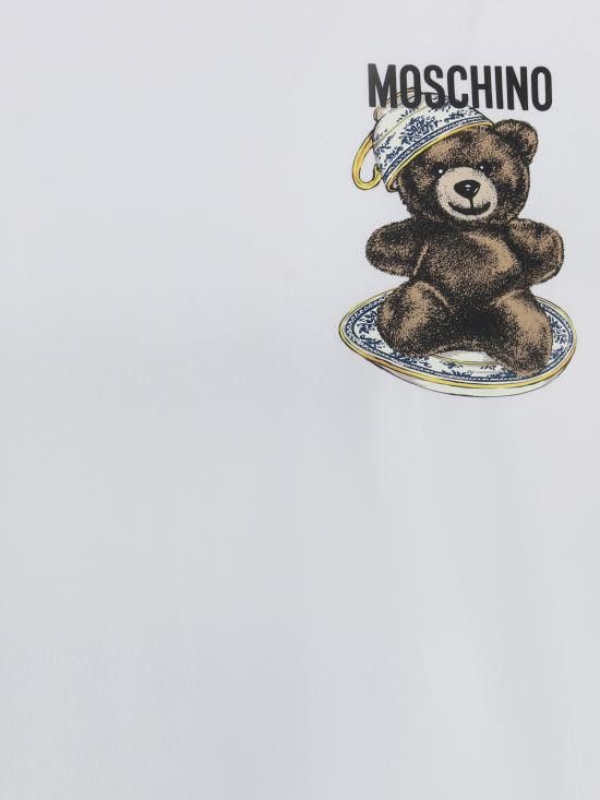Moschino MOSCHINO Men T-Shirts 252ZZ0721252ZZ5241 1001 WHITE Size US S / EU 44-46 / 1 - 3 Thumbnail