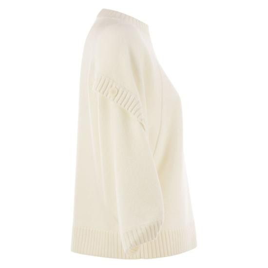 Max Mara MAX MARA Women Sweater 2521366021600 WHITE Size S / US 4 / IT 40 - 3 Thumbnail