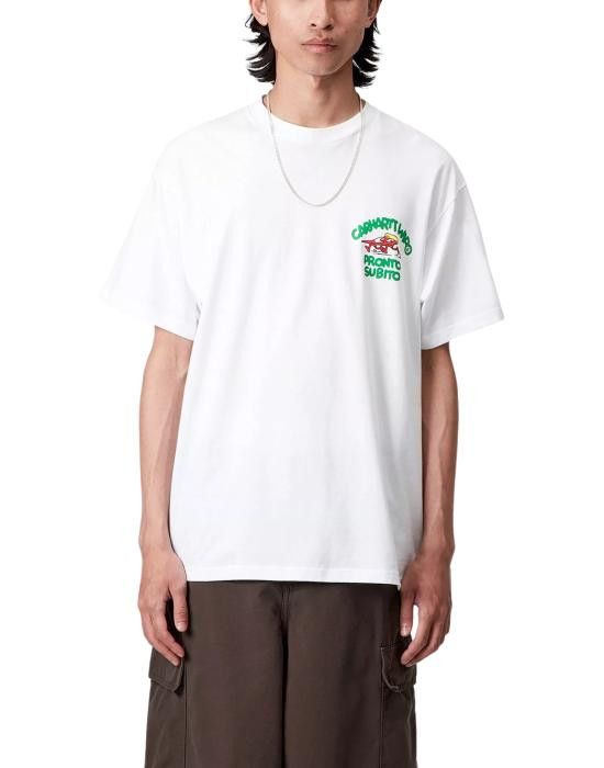 Carhartt Wip CARHARTT WIP Men T-Shirts I035195 02 XX White Size US L / EU 52-54 / 3 - 2 Thumbnail