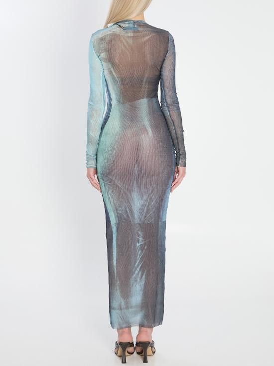 Jean Paul Gaultier JEAN PAUL GAULTIER Women Mid Skirts W DR027 BLUE Size S / US 4 / IT 40 - 4 Thumbnail