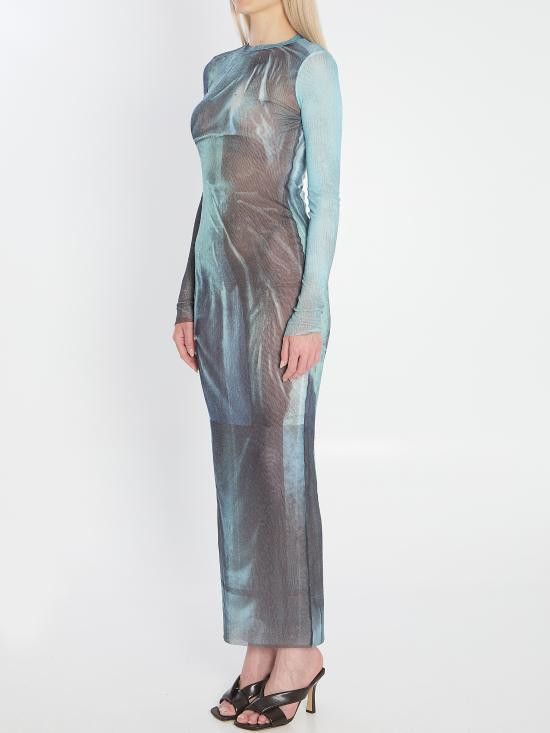 Jean Paul Gaultier JEAN PAUL GAULTIER Women Mid Skirts W DR027 BLUE Size S / US 4 / IT 40 - 2 Thumbnail