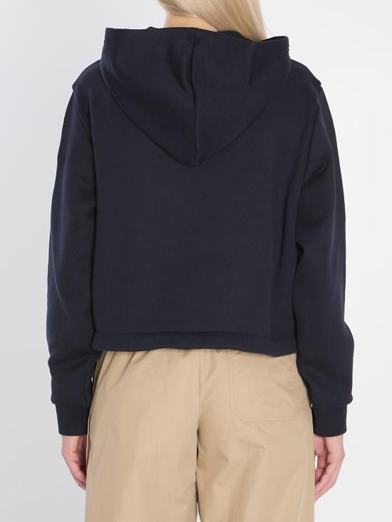 Moncler MONCLER Women Sweater K20938G00002 BLUE Size M / US 6-8 / IT 42-44 - 4 Thumbnail