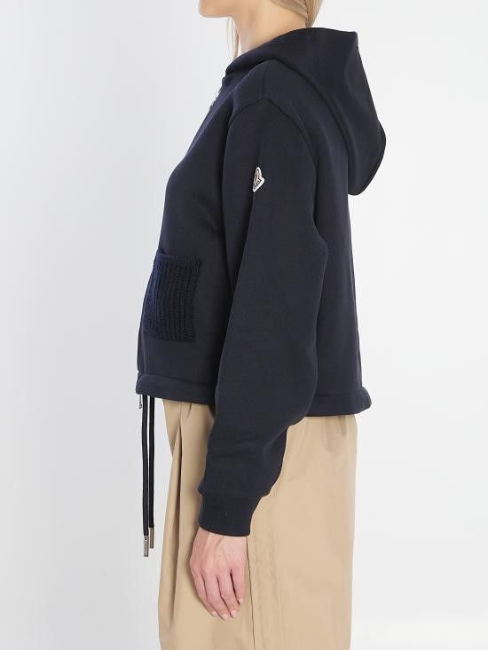Moncler MONCLER Women Sweater K20938G00002 BLUE Size S / US 4 / IT 40 - 3 Thumbnail