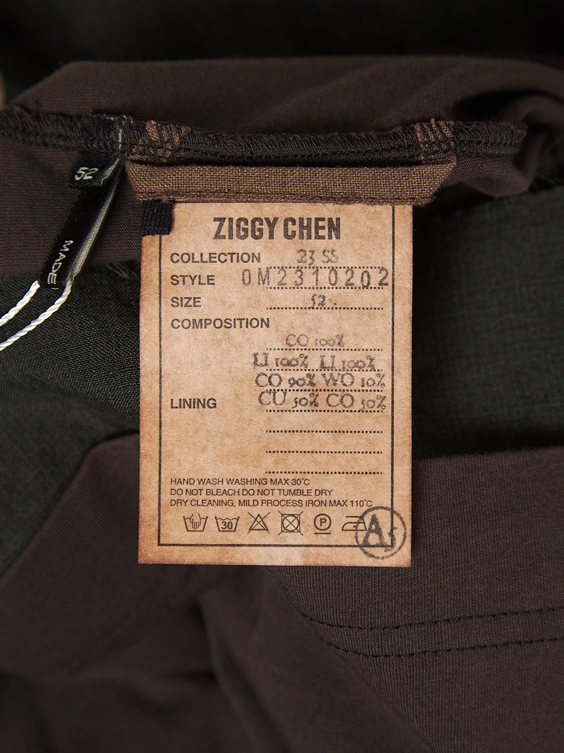 Ziggy Chen Dark Brown Short Sleeve Cotton Polo Size US L / EU 52-54 / 3 - 4 Thumbnail