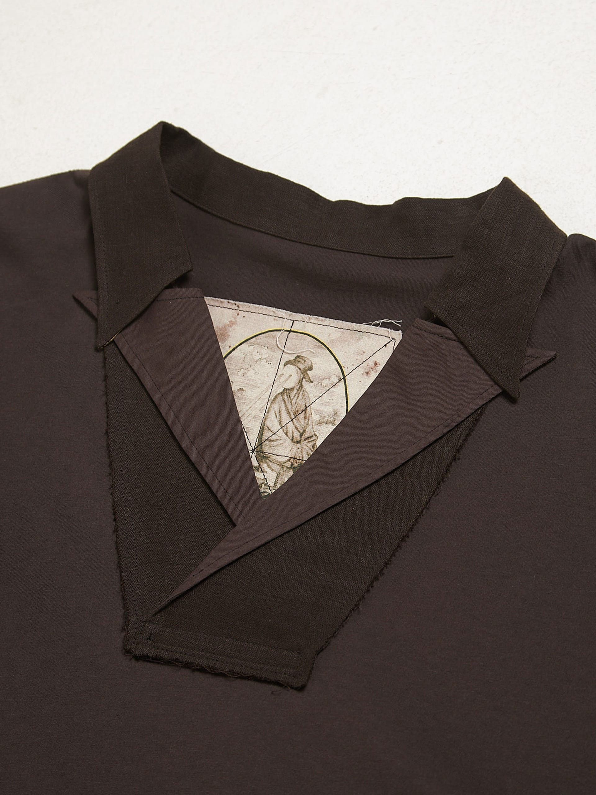 Ziggy Chen Dark Brown Short Sleeve Cotton Polo Size US L / EU 52-54 / 3 - 3 Thumbnail
