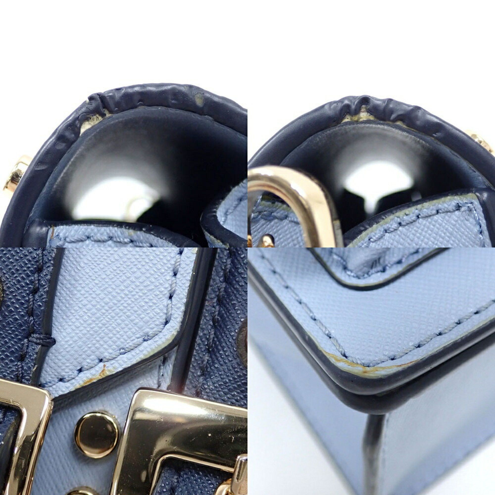 Michael Kors Michael Kors Chain Shoulder Bag for Women, Blue, Leather, 30S0G0YM8T, C217327 Size ONE SIZE - 4 Thumbnail