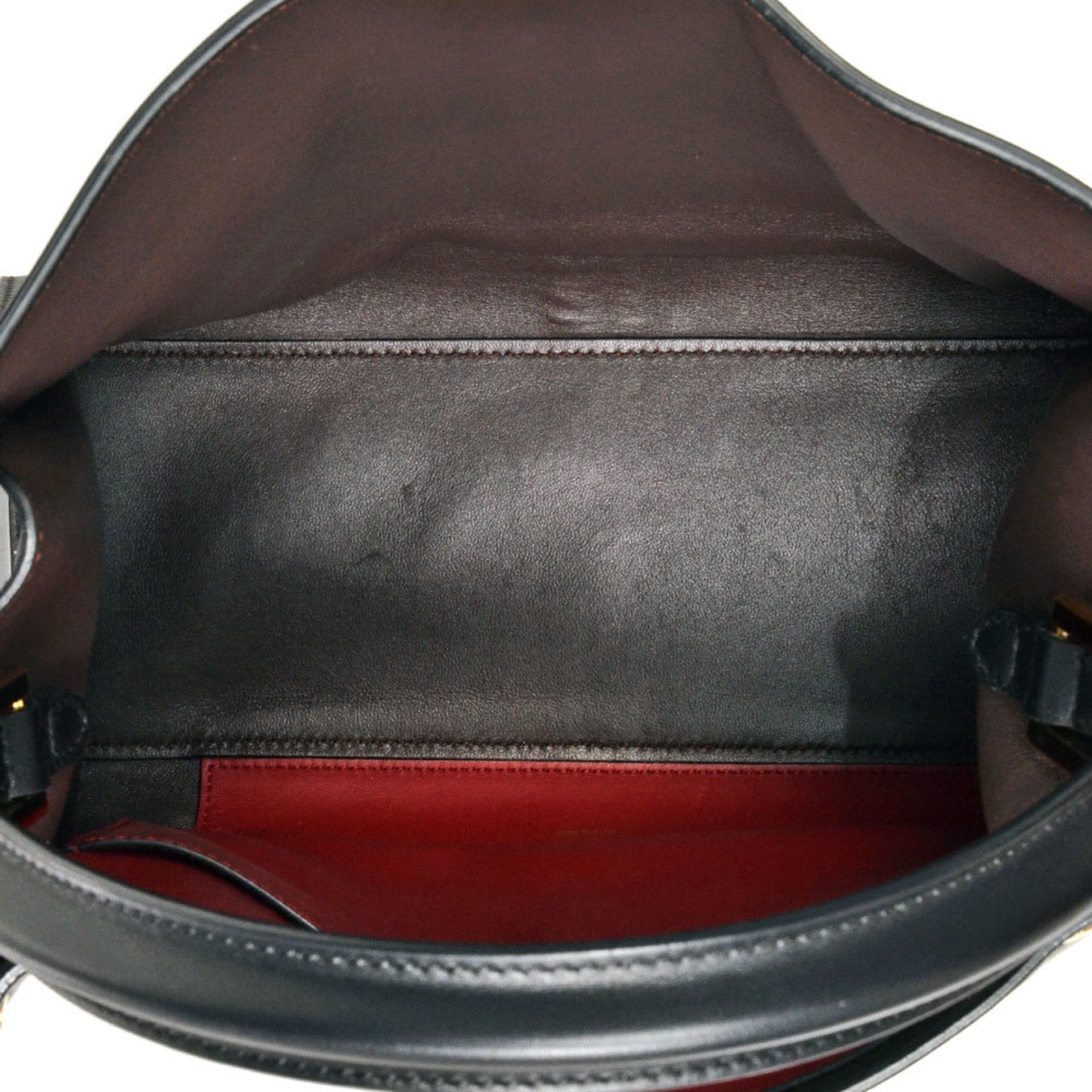 Fendi FENDI Peekaboo X-Lite Regular Handbag Leather 8BN310 Black Women's Size ONE SIZE - 5 Thumbnail
