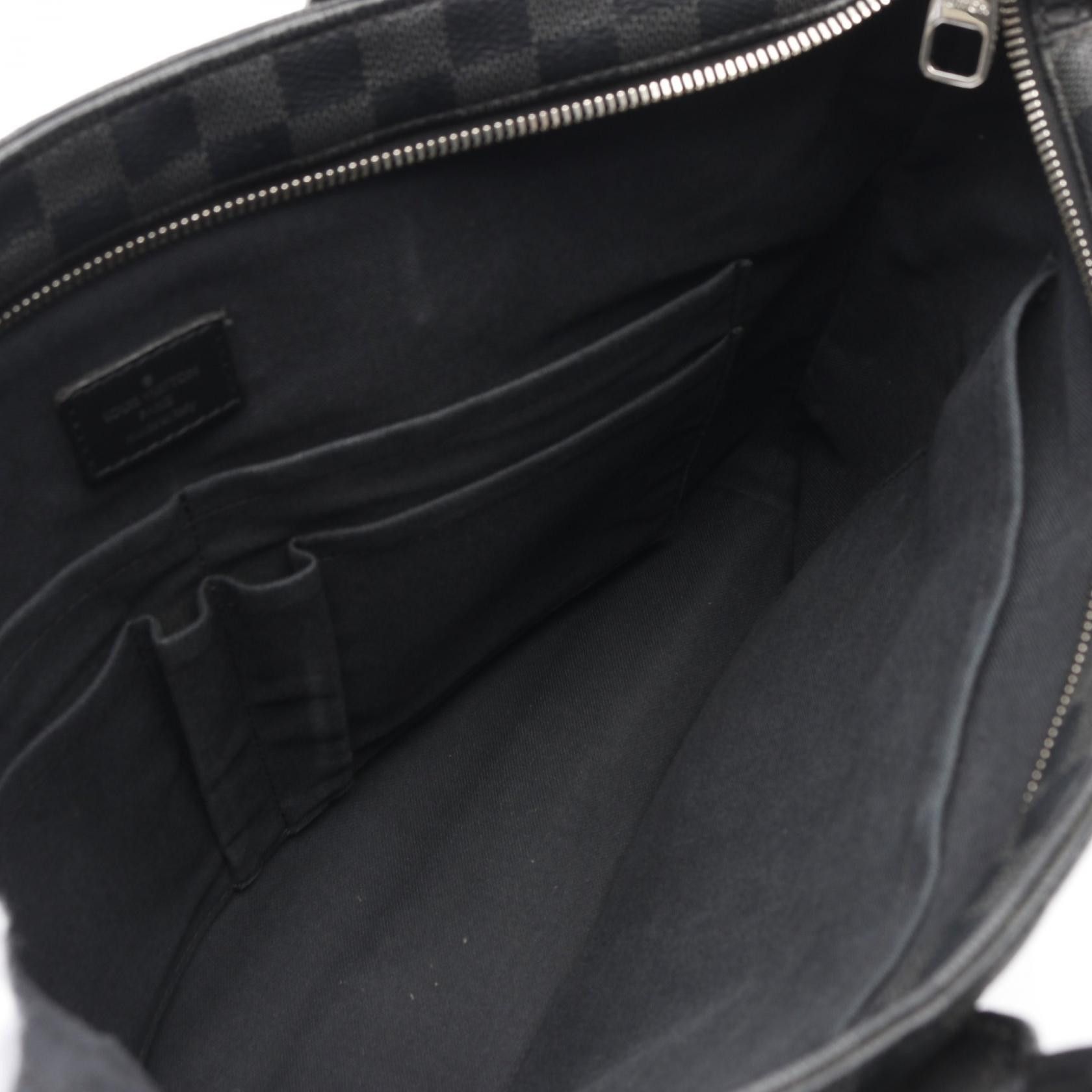 Louis Vuitton Louis Vuitton Louis Vuitton 7DW Damier Graphite PVC Coated Canvas Briefcase Canvas Business Bag N41564 Size ONE SIZE - 3 Thumbnail