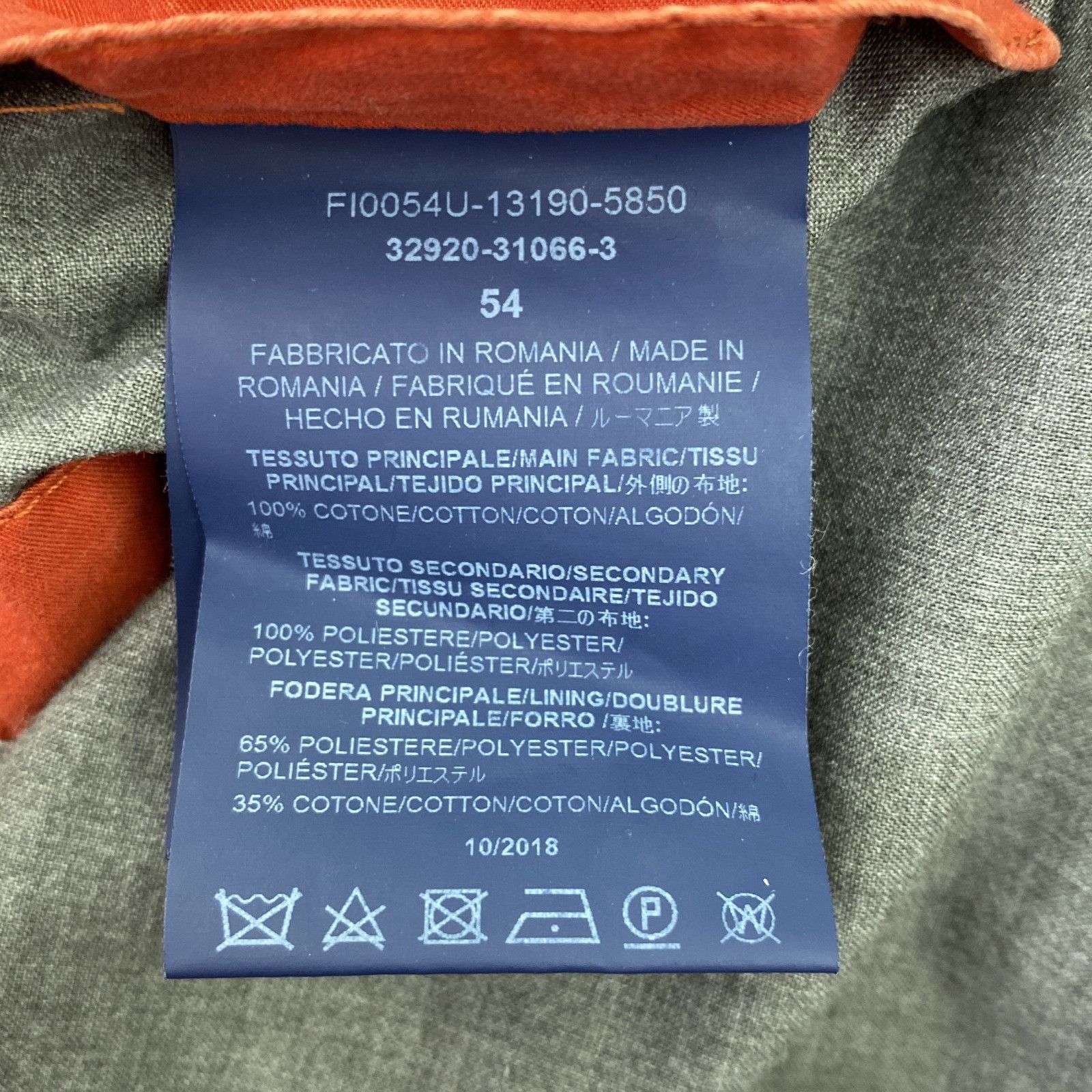 Other Other Herno FI0054U 5850 Cotton Jacket Cotton Outerwear FI0054U 5850 Size ONE SIZE - 6 Thumbnail
