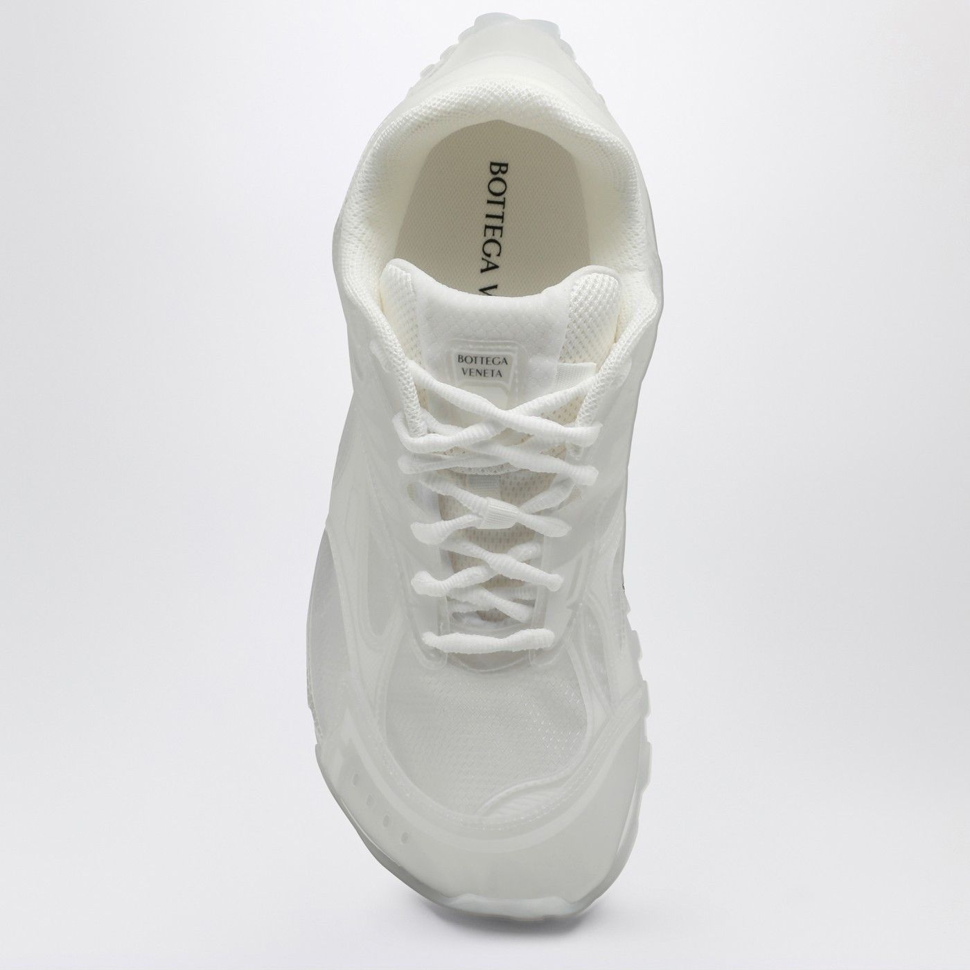 Transparent/white Orbit sneaker