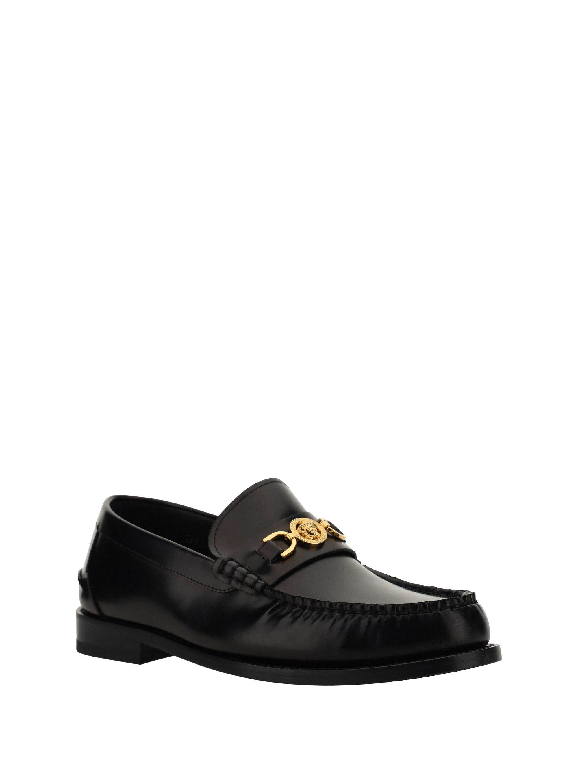 Versace Leather Loafers Size US 6 / EU 39 - 2 Thumbnail