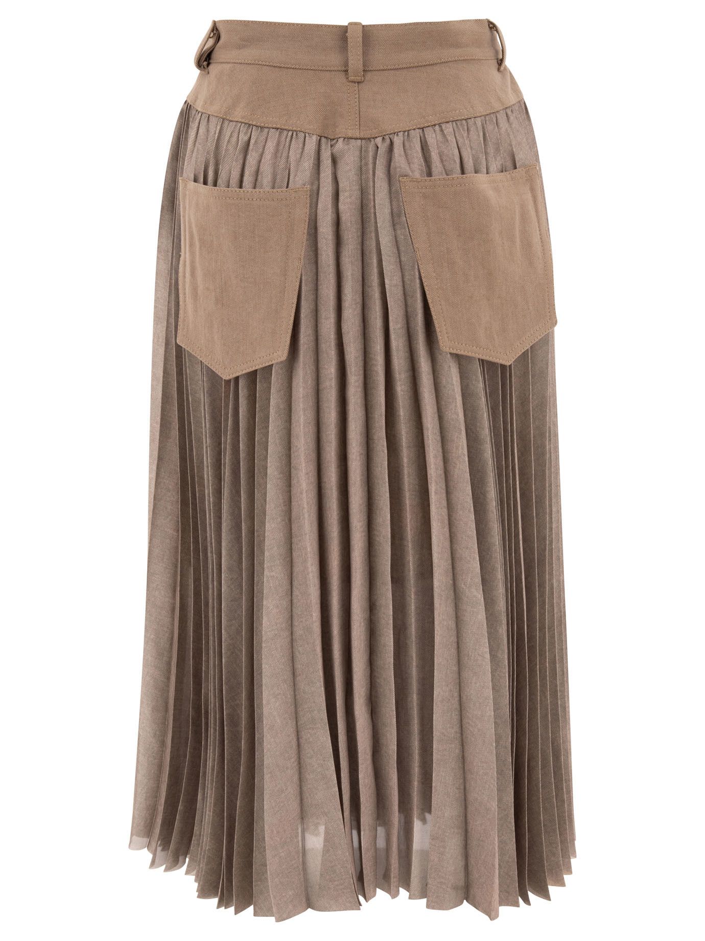 Sacai Pleated Skirt Size 36" / US 14 / IT 50 - 2 Thumbnail
