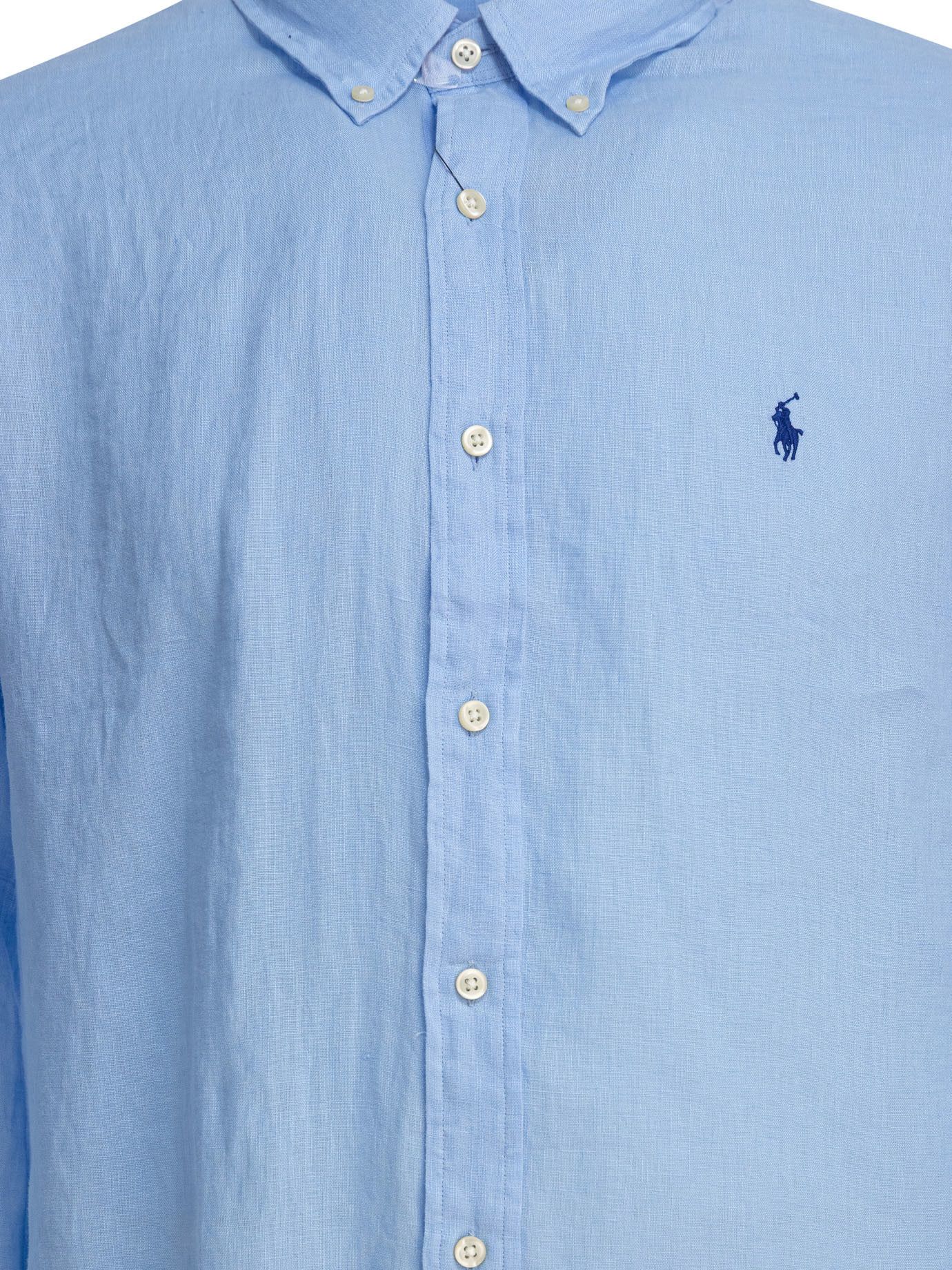 Polo Ralph Lauren Custom-Fit Linen Shirt Size US S / EU 44-46 / 1 - 3 Thumbnail
