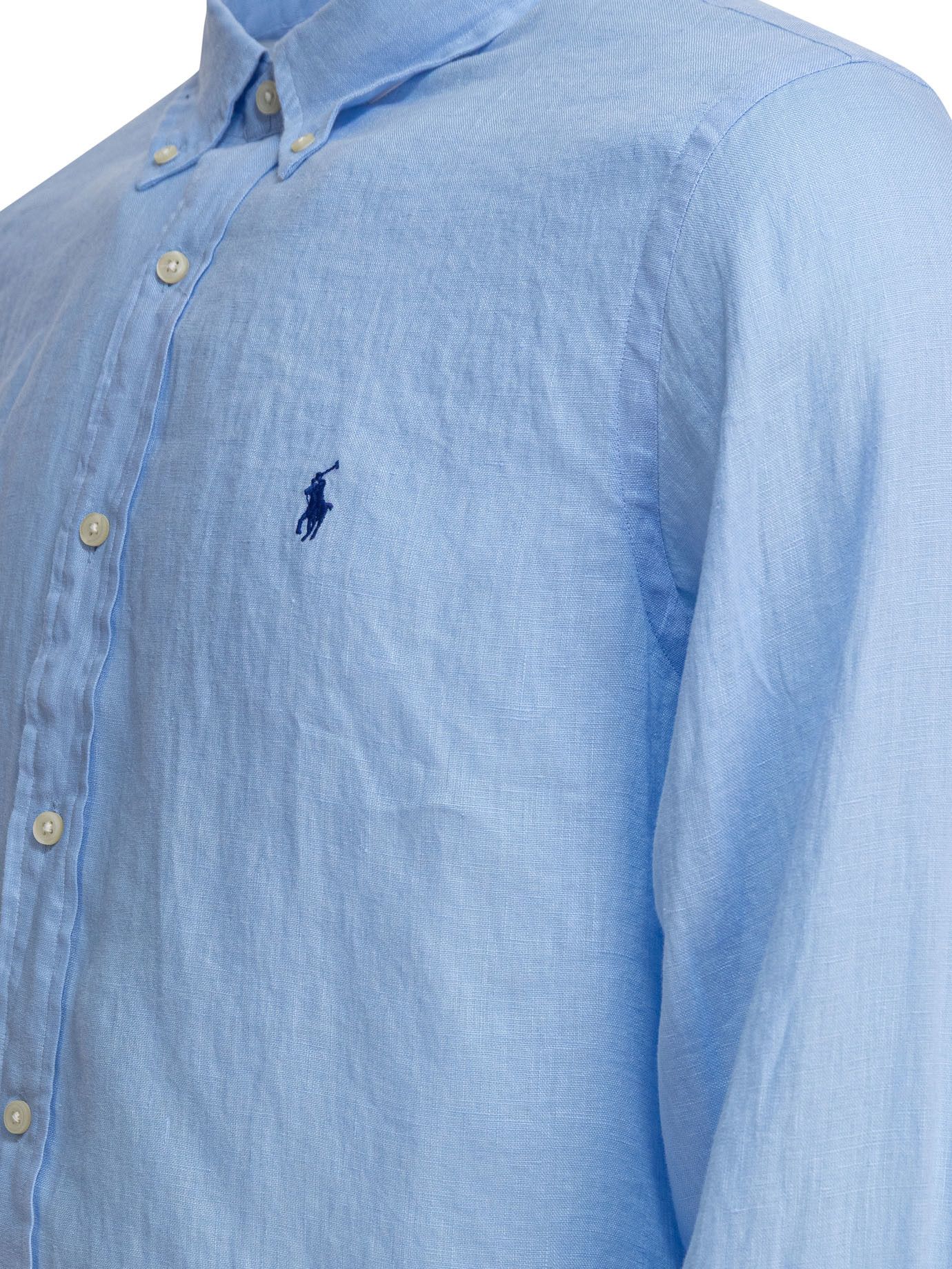 Polo Ralph Lauren Custom-Fit Linen Shirt Size US XL / EU 56 / 4 - 4 Thumbnail