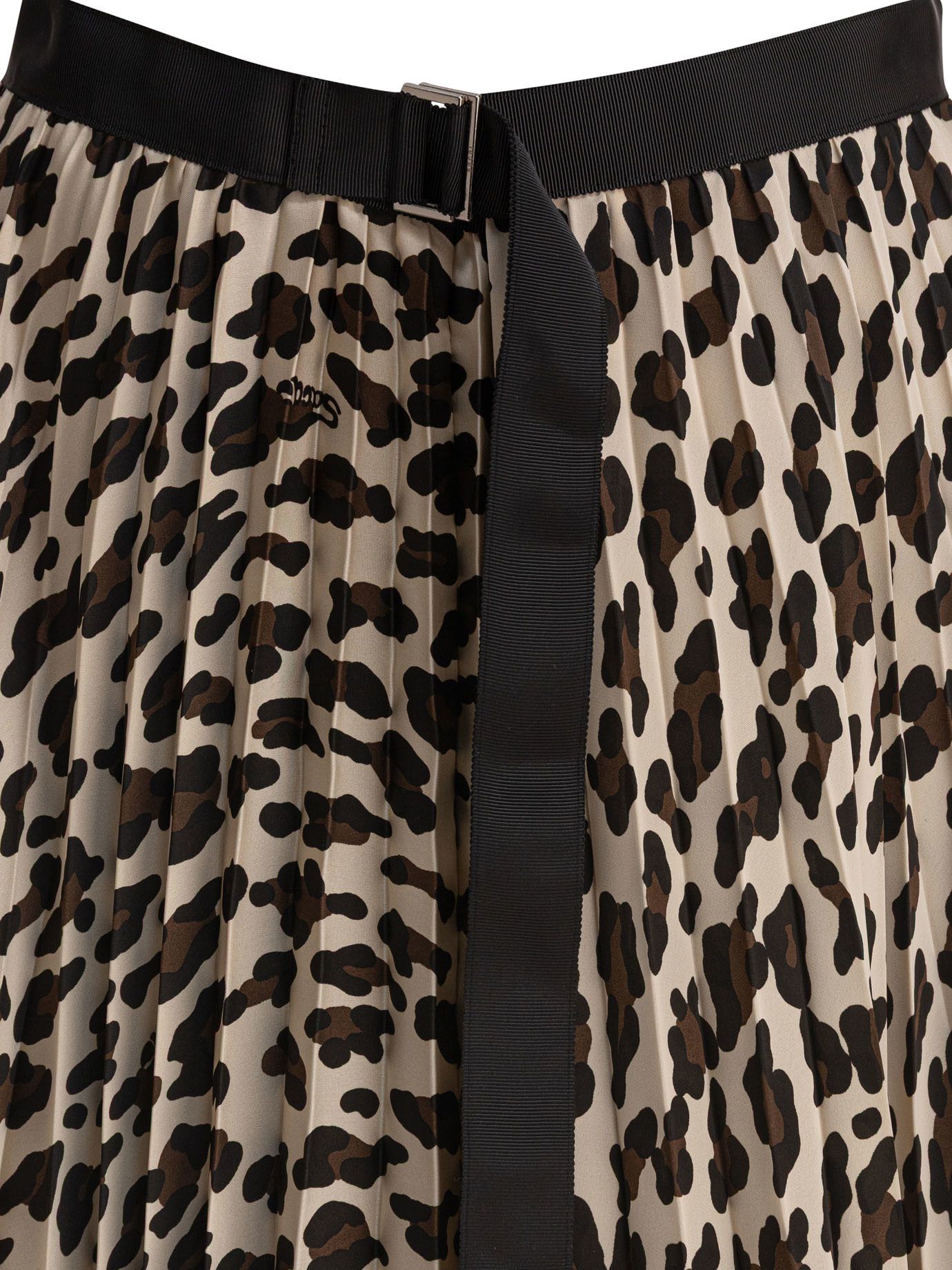 Sacai Leopard Skirt Size 34" / US 12 / IT 48 - 3 Thumbnail