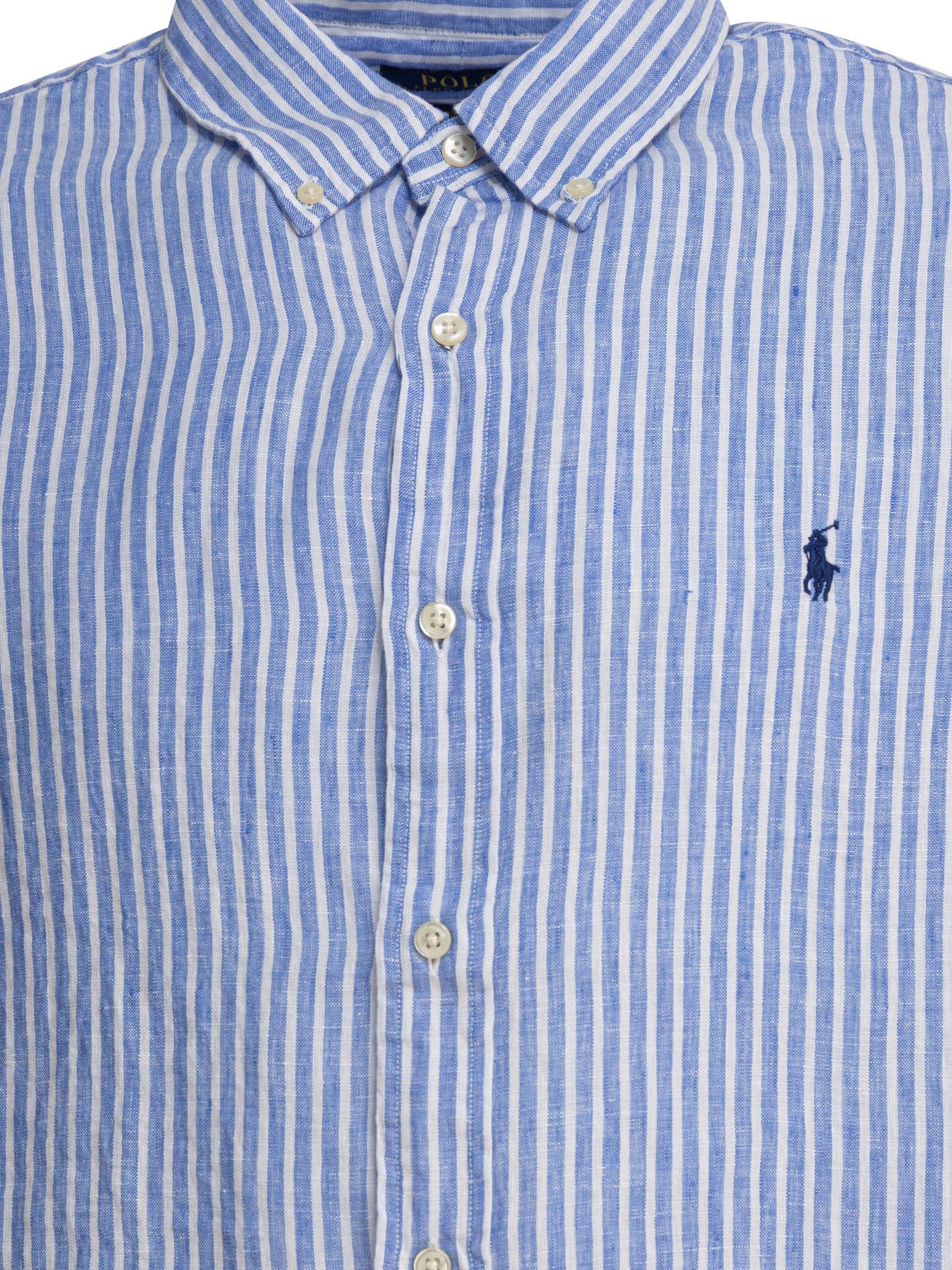 Polo Ralph Lauren Striped Linen Shirt Size US M / EU 48-50 / 2 - 3 Thumbnail