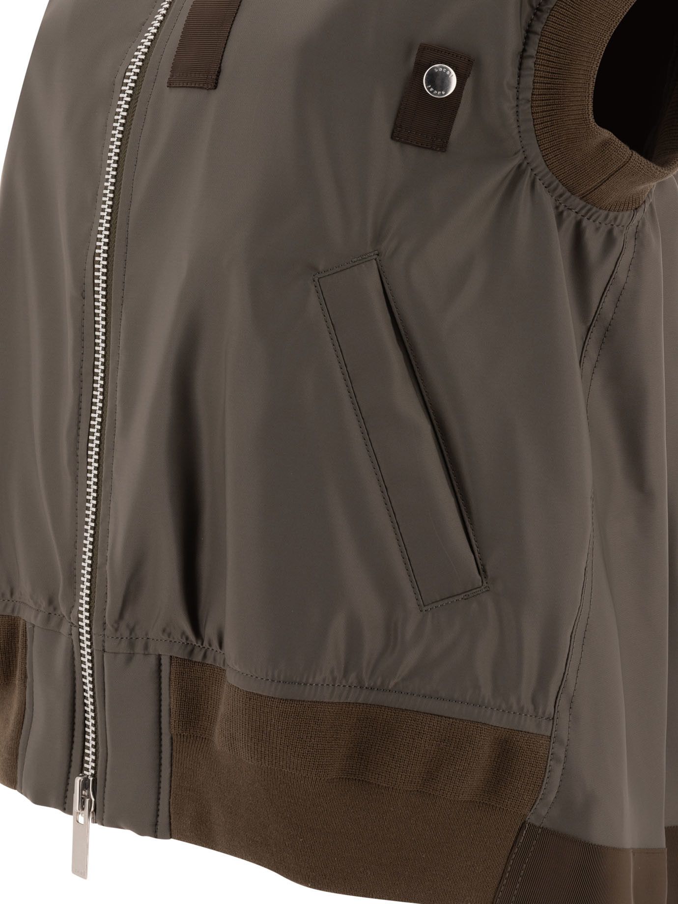 Sacai Nylon Twill Vest Jacket Size M / US 6-8 / IT 42-44 - 4 Thumbnail