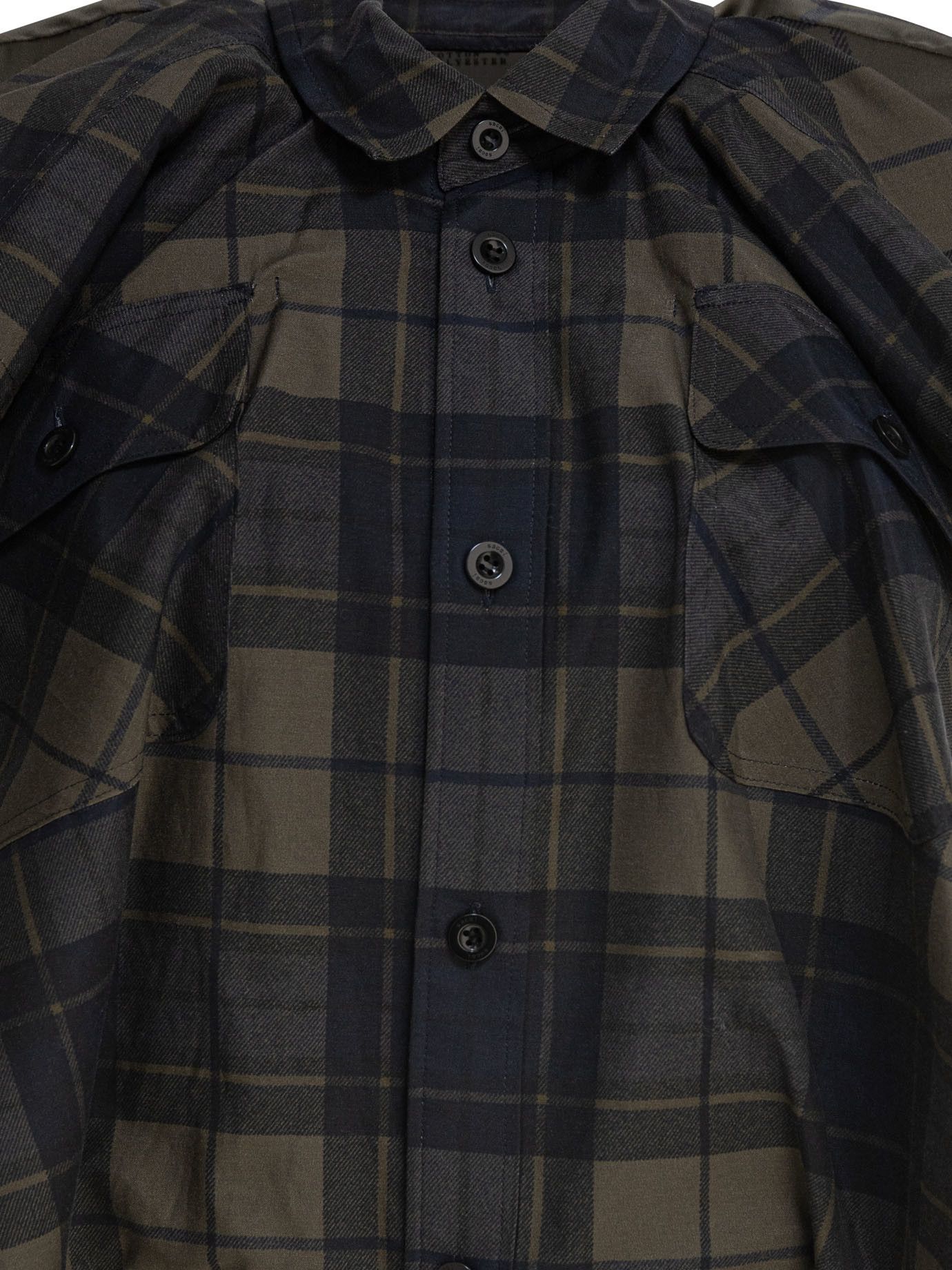 Sacai Plaid Print Dress Size S / US 4 / IT 40 - 3 Thumbnail