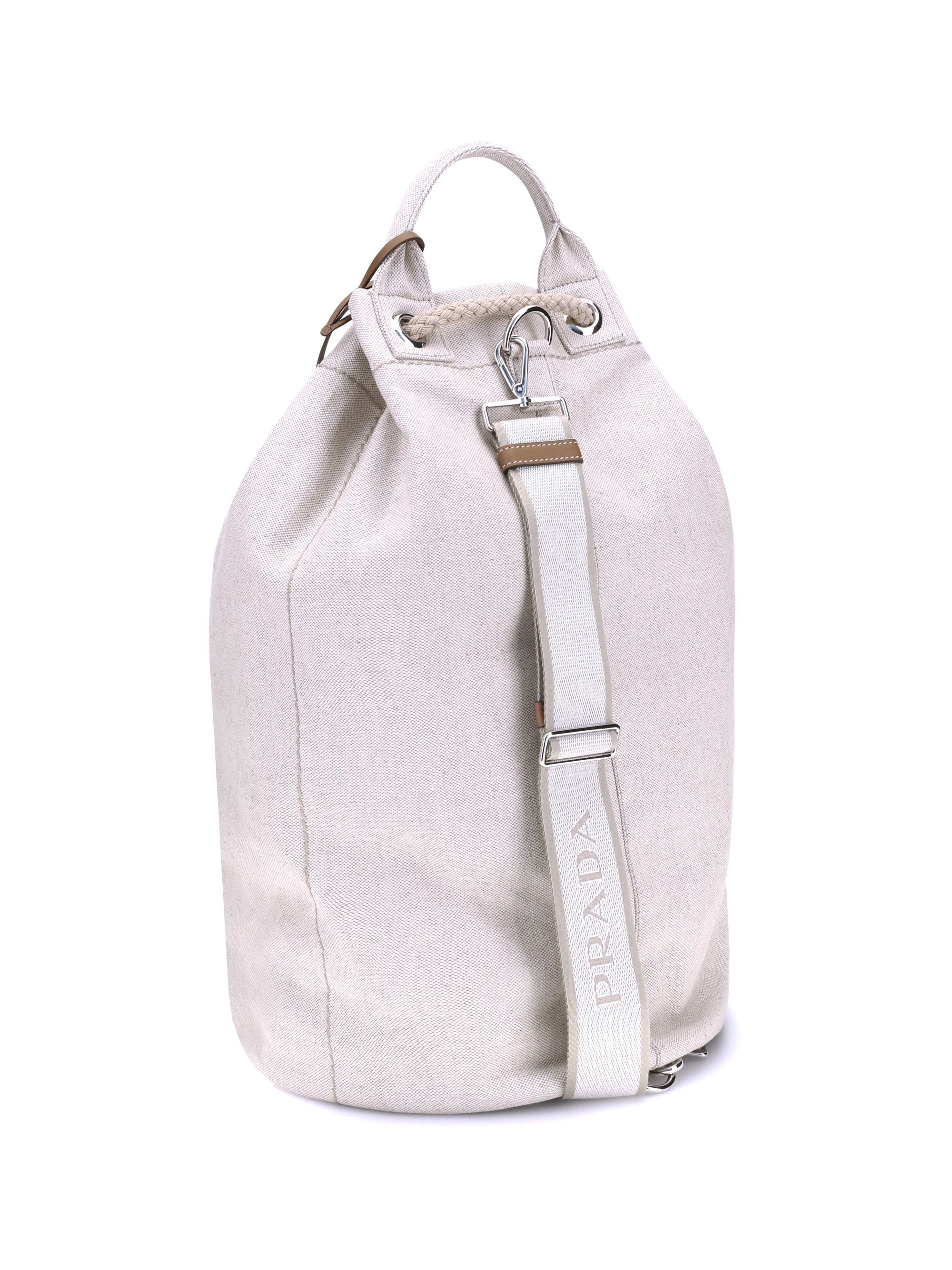 Prada Linen Bucket Bag Size ONE SIZE - 3 Thumbnail