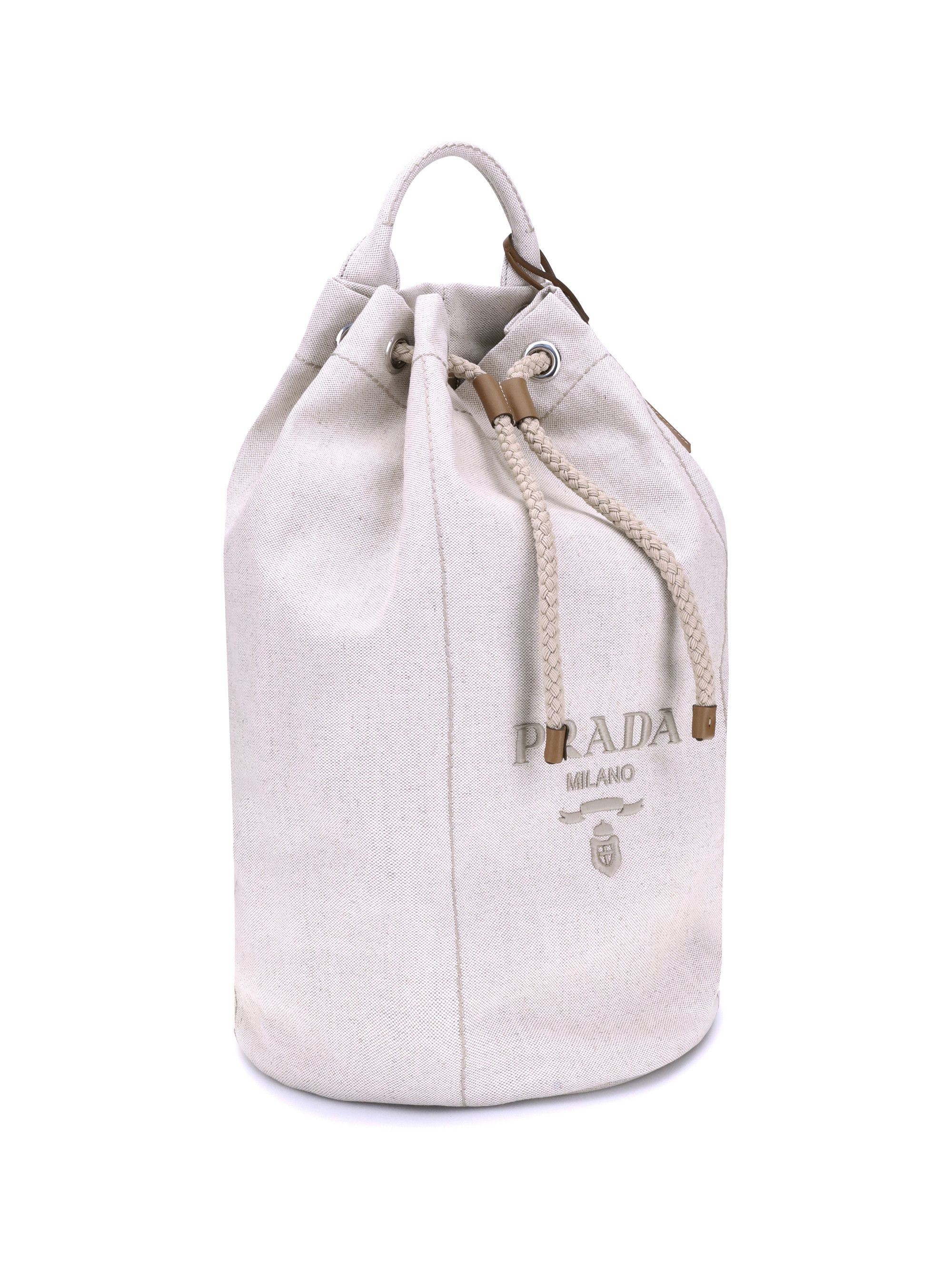 Prada Linen Bucket Bag Size ONE SIZE - 2 Thumbnail