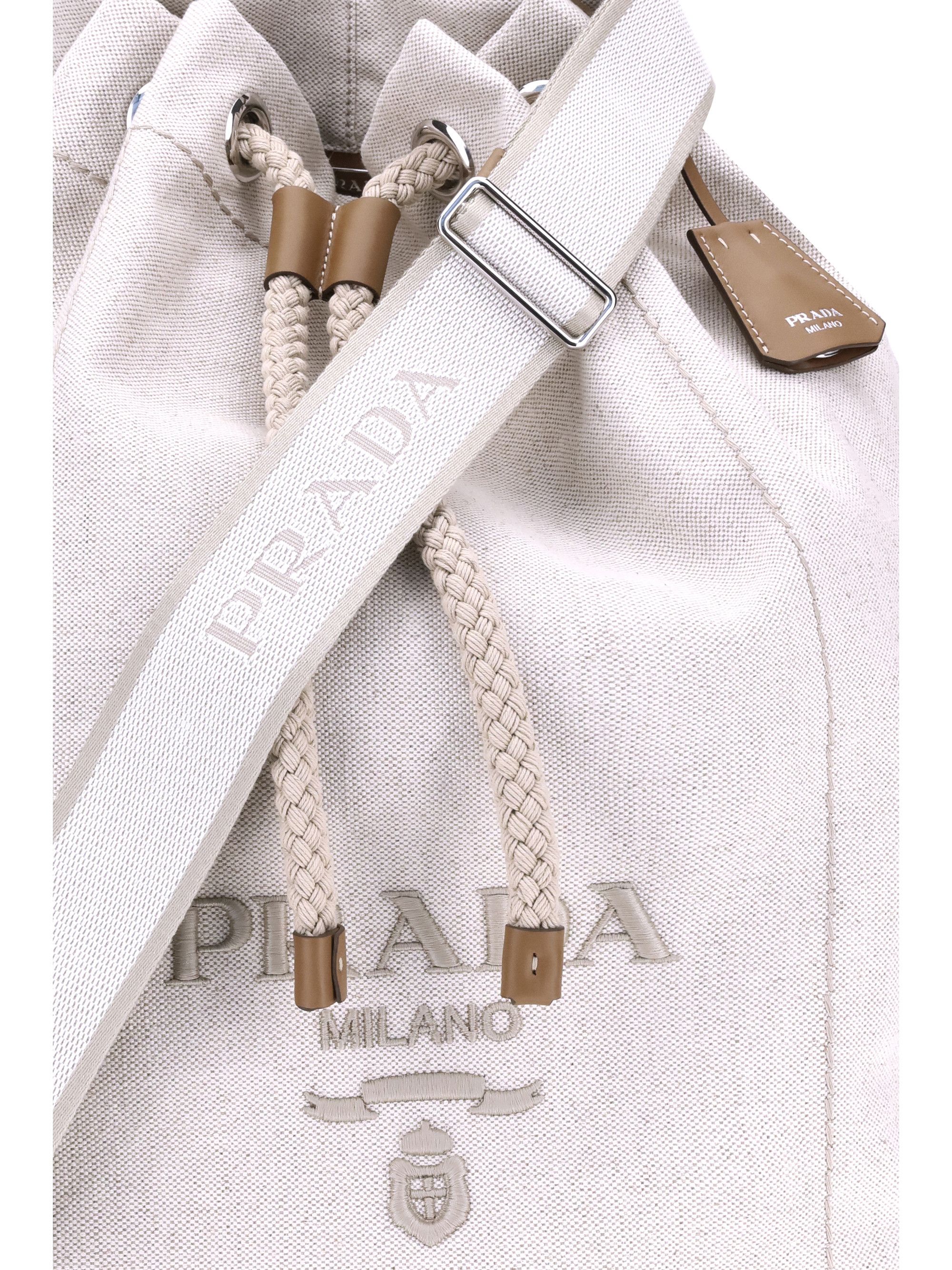 Prada Linen Bucket Bag Size ONE SIZE - 4 Thumbnail