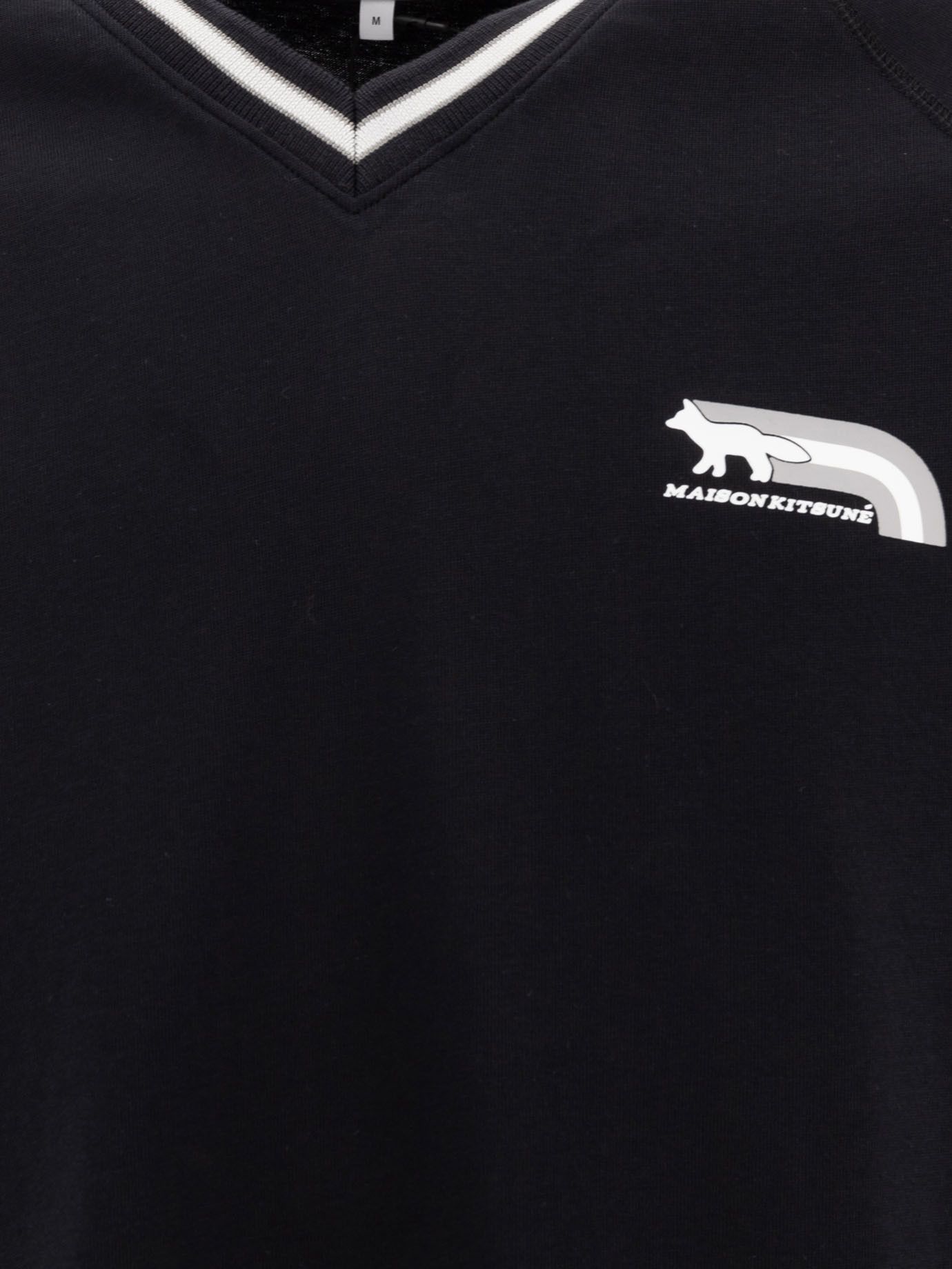 Maison Kitsune Flash Fox T-Shirt With Raglan Sleeves Size US S / EU 44-46 / 1 - 3 Thumbnail