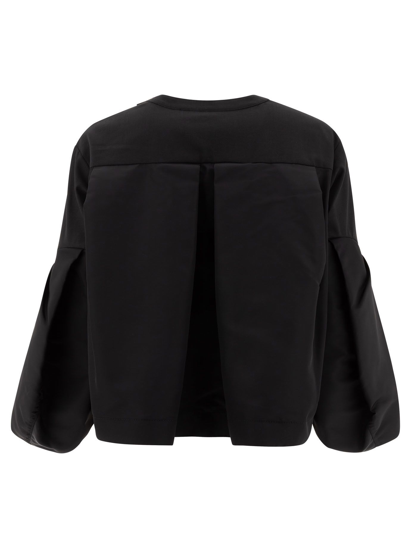 Sacai Suiting X Nylon Twill Sweater Size S / US 4 / IT 40 - 2 Thumbnail