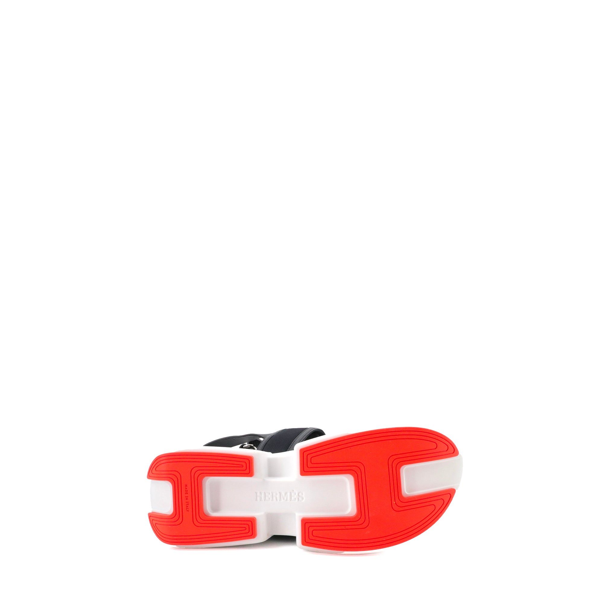 Hermes HERMÈS - Hermès Geek sandals in black leather (Size 38) Size US 7 / IT 37 - 3 Thumbnail