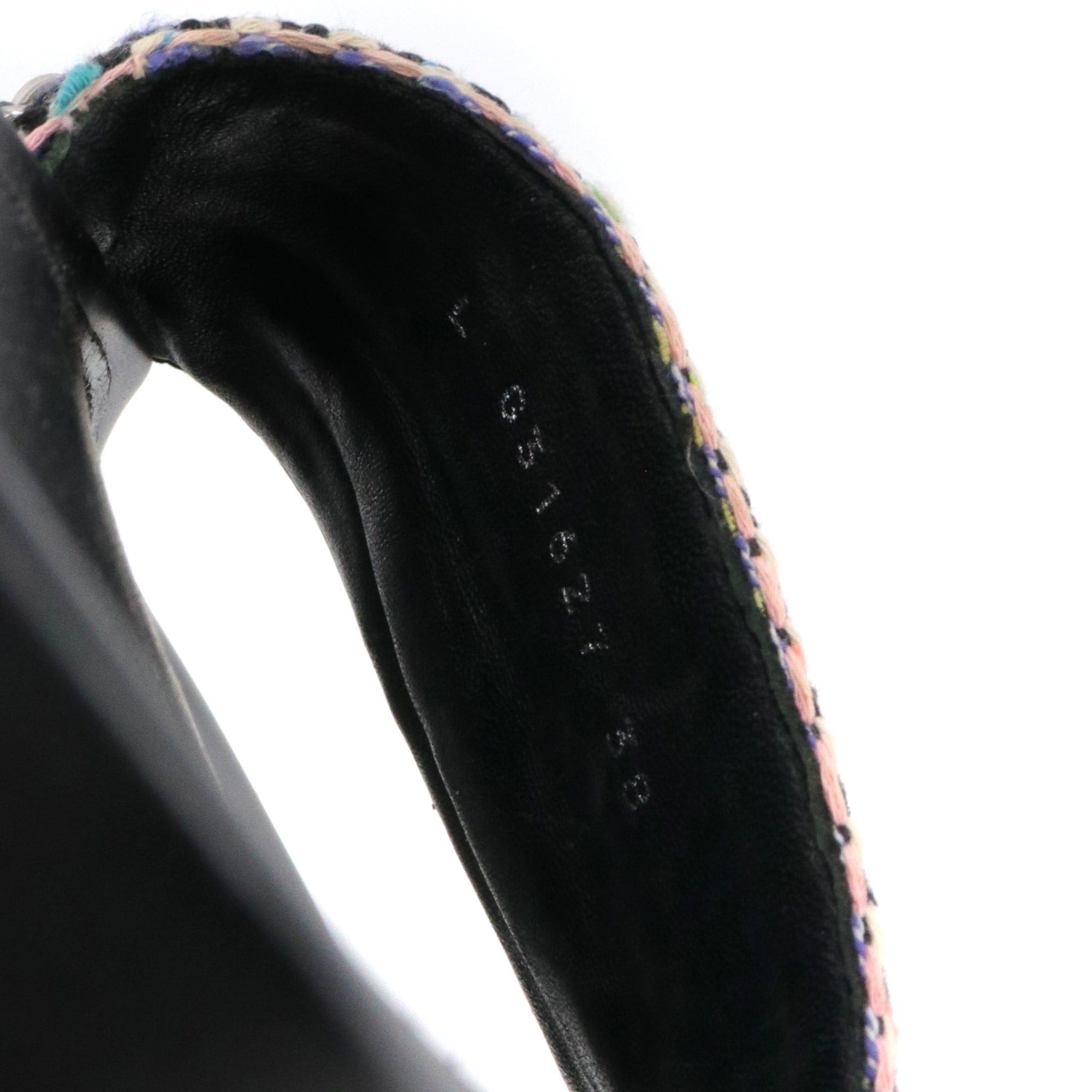Chanel CHANEL - Chanel Tropiconic sandals in multicolored tweed and leather (Size 38) Size US 7 / IT 37 - 5 Thumbnail