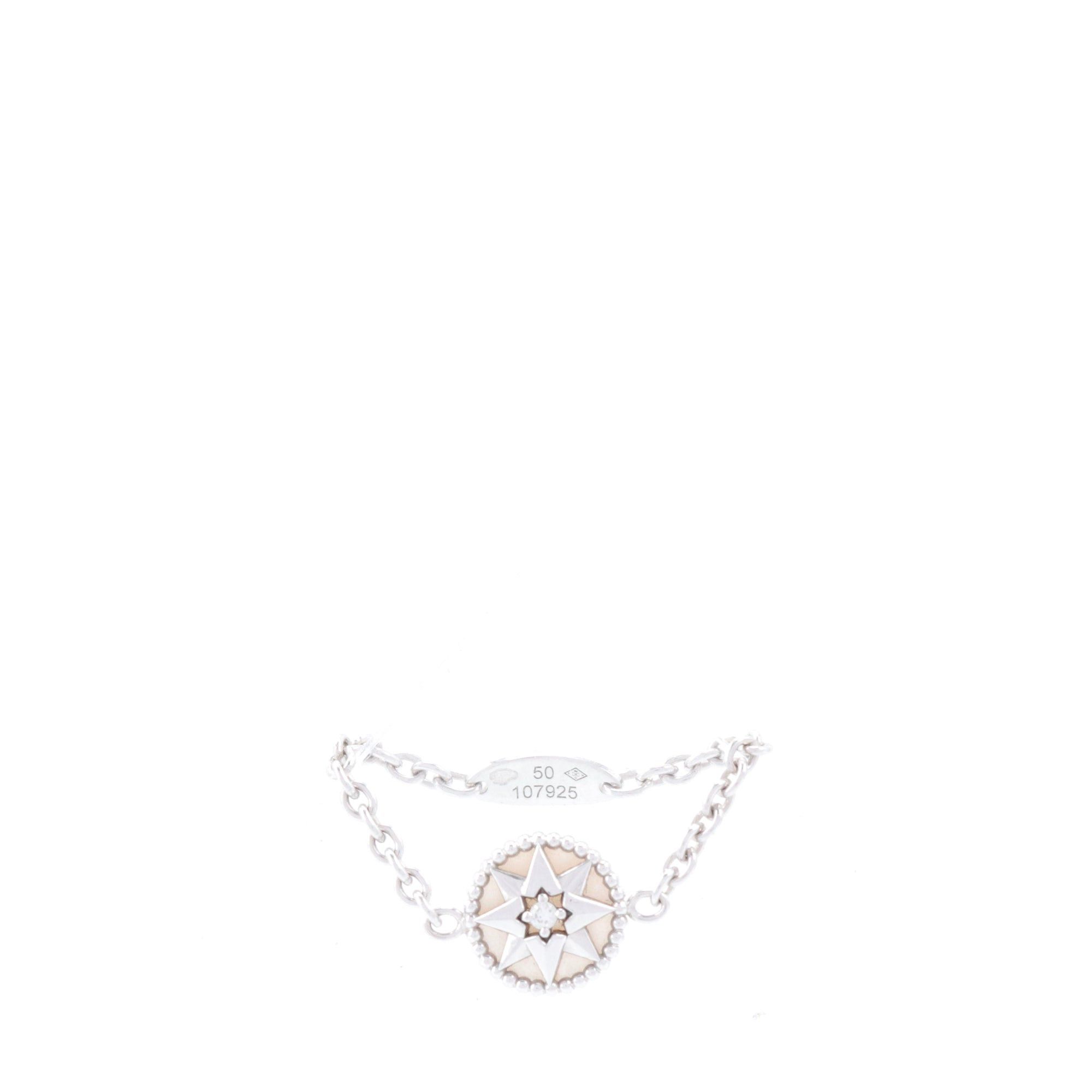 Dior DIOR - Dior Rose Des Vents ring in white gold (T50) Size ONE SIZE - 2 Thumbnail