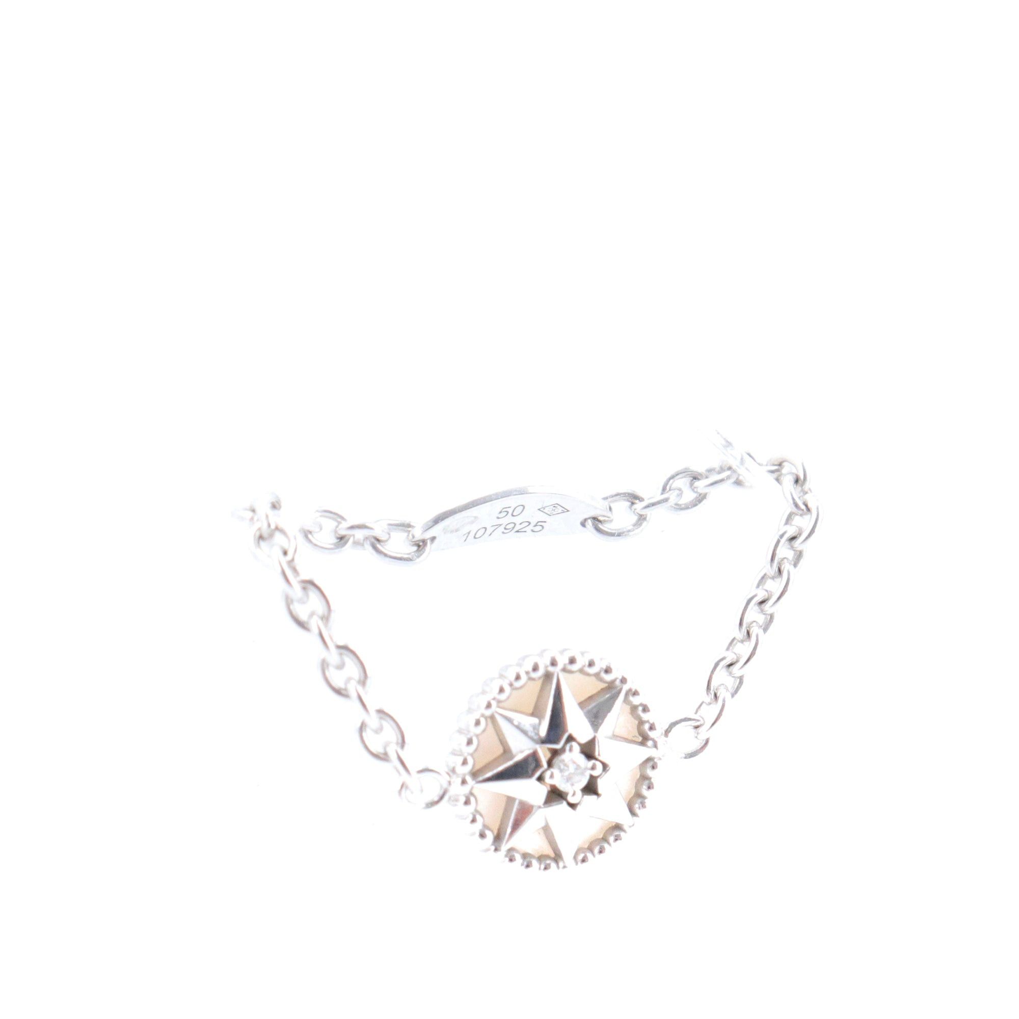 Dior DIOR - Dior Rose Des Vents ring in white gold (T50) Size ONE SIZE - 3 Thumbnail