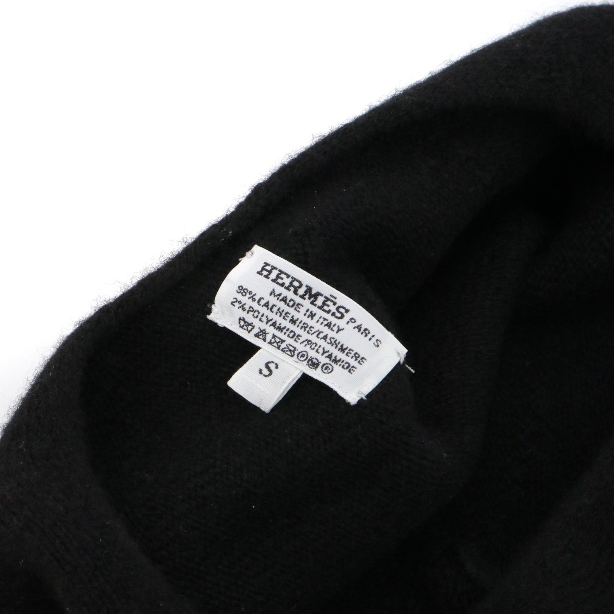 Hermes HERMÈS - Hermès Darling Beret in Black Cashmere (S) Size ONE SIZE - 3 Thumbnail
