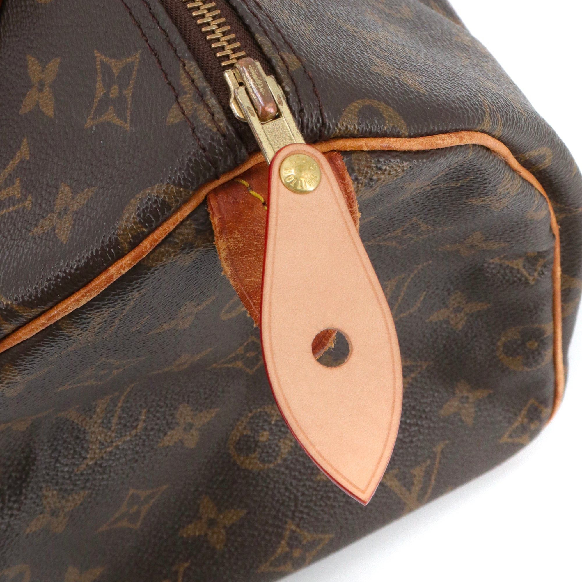 Louis Vuitton LOUIS VUITTON - Louis Vuitton Speedy 30 handbag in vintage monogrammed canvas Size ONE SIZE - 7 Thumbnail