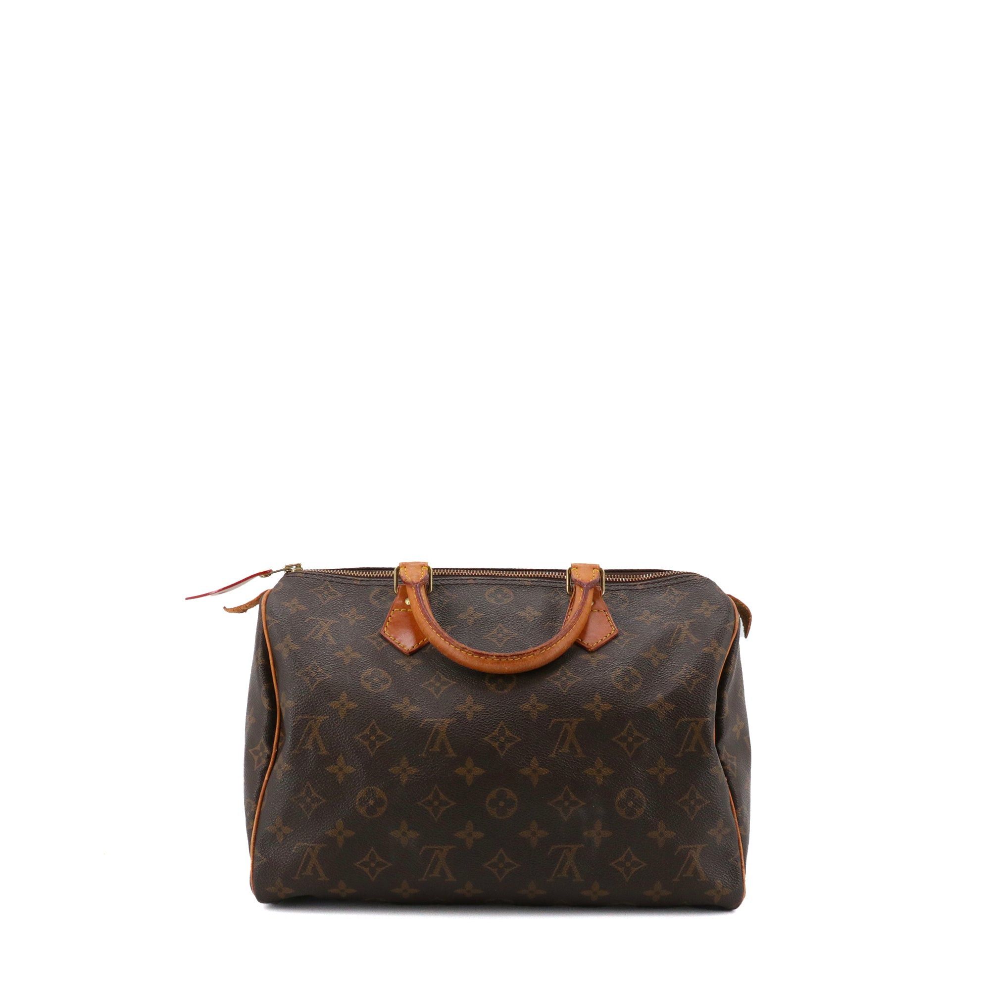 Louis Vuitton LOUIS VUITTON - Louis Vuitton Speedy 30 handbag in vintage monogrammed canvas Size ONE SIZE - 3 Thumbnail