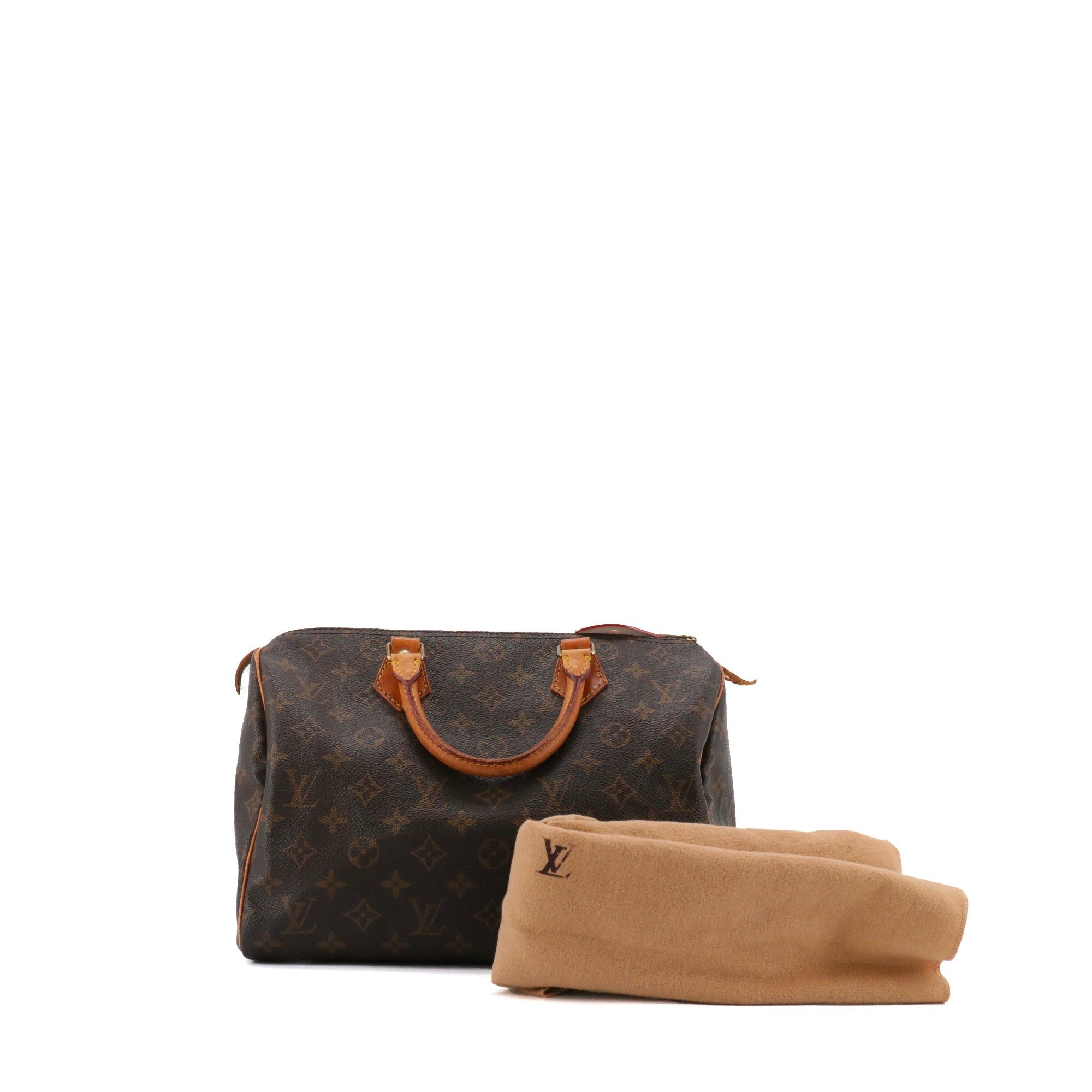 Louis Vuitton LOUIS VUITTON - Louis Vuitton Speedy 30 handbag in vintage monogrammed canvas Size ONE SIZE - 10 Thumbnail