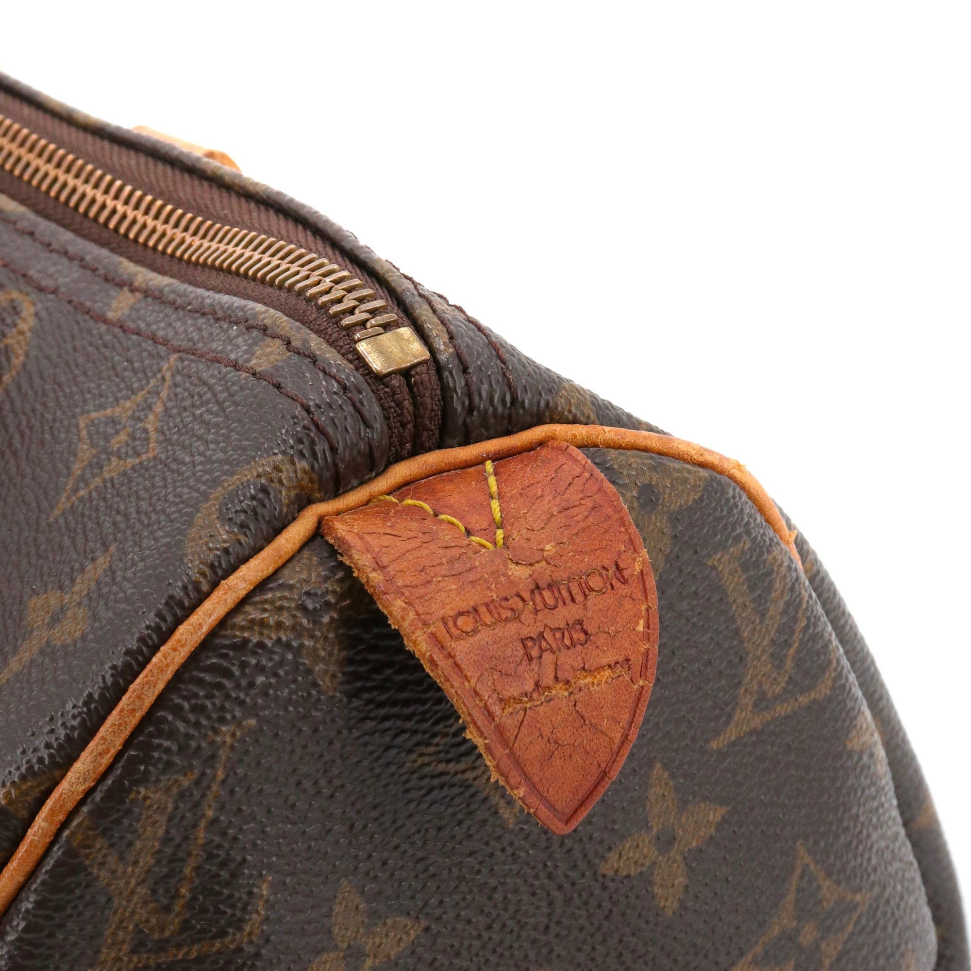 Louis Vuitton LOUIS VUITTON - Louis Vuitton Speedy 30 handbag in vintage monogrammed canvas Size ONE SIZE - 5 Thumbnail