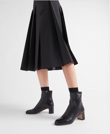 Prada leather ankle booties Size US 6.5 / IT 36.5 - 3 Thumbnail