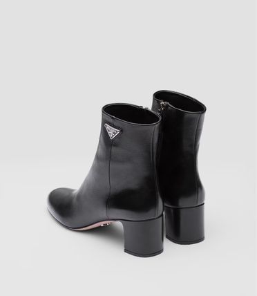 Prada leather ankle booties Size US 10 / IT 40 - 4 Thumbnail