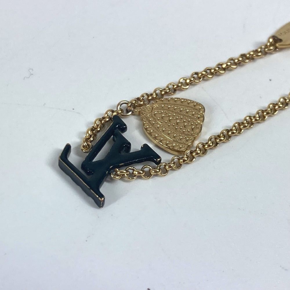 Louis Vuitton Louis Vuitton M0969A Lv X Yk Yayoi Kusama Collaboration Polka Dots Pumpkin Brasseries Iconic Accessories Chain Bracelet Metal Women Black Size ONE SIZE - 7 Thumbnail