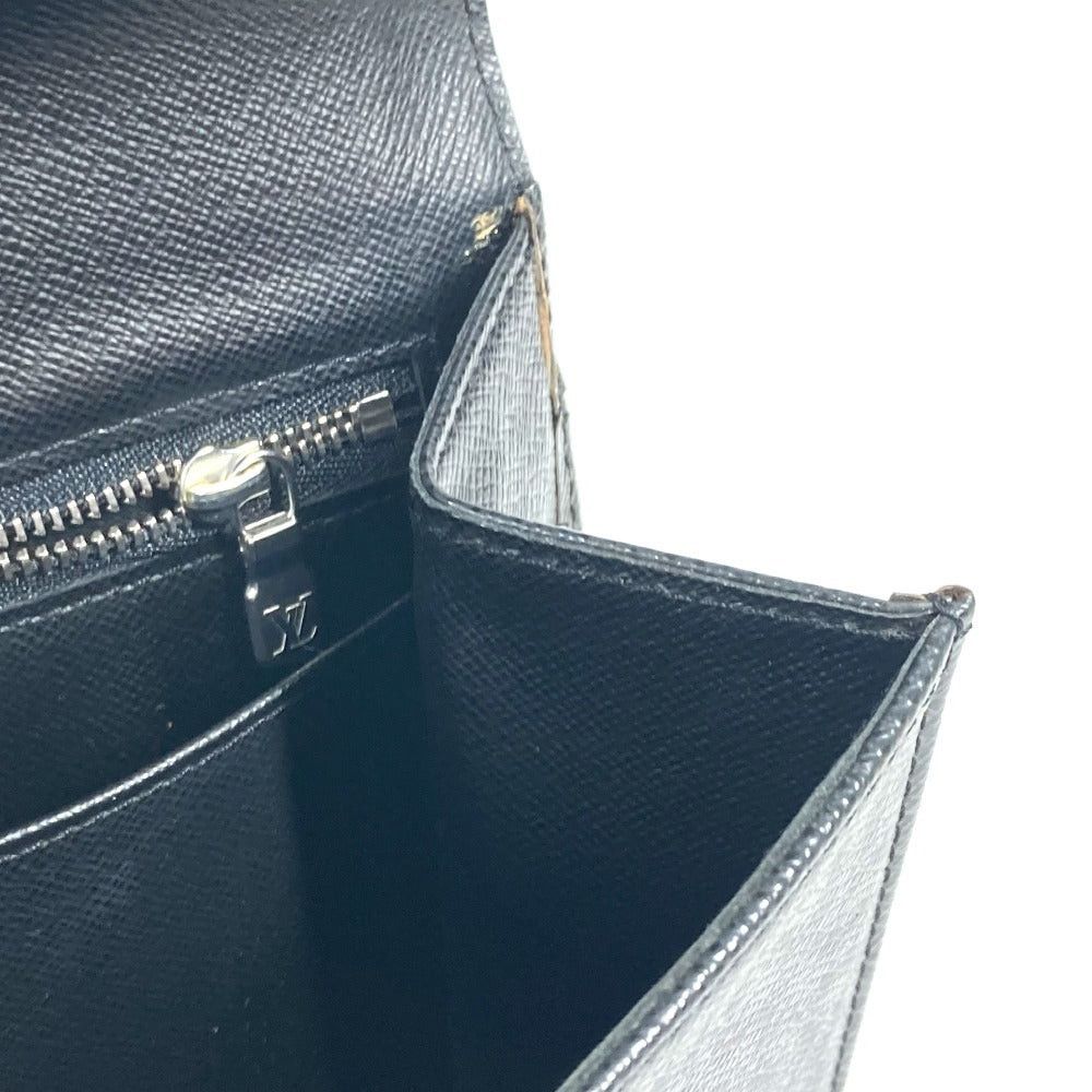 Louis Vuitton Louis Vuitton M30782 Taiga Selenga. Briefcase Strap Flap Pouch Clutch Bag Zippered Carrying Case Leather Men Aldouise Black Size ONE SIZE - 13 Thumbnail