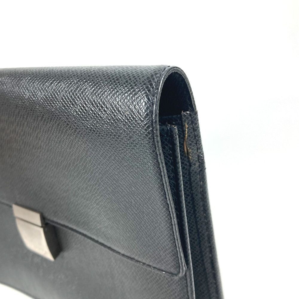 Louis Vuitton Louis Vuitton M30782 Taiga Selenga. Briefcase Strap Flap Pouch Clutch Bag Zippered Carrying Case Leather Men Aldouise Black Size ONE SIZE - 9 Thumbnail