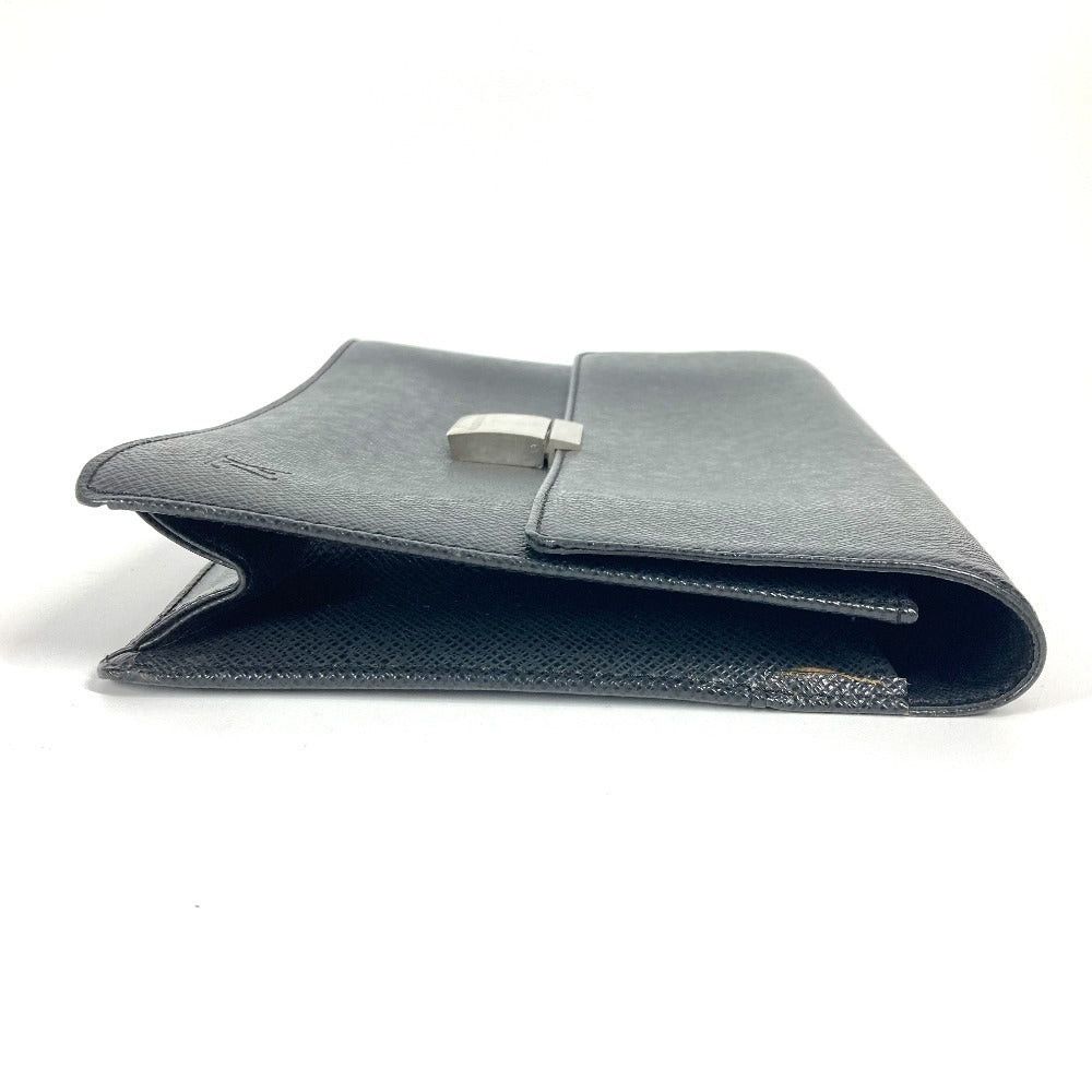 Louis Vuitton Louis Vuitton M30782 Taiga Selenga. Briefcase Strap Flap Pouch Clutch Bag Zippered Carrying Case Leather Men Aldouise Black Size ONE SIZE - 3 Thumbnail