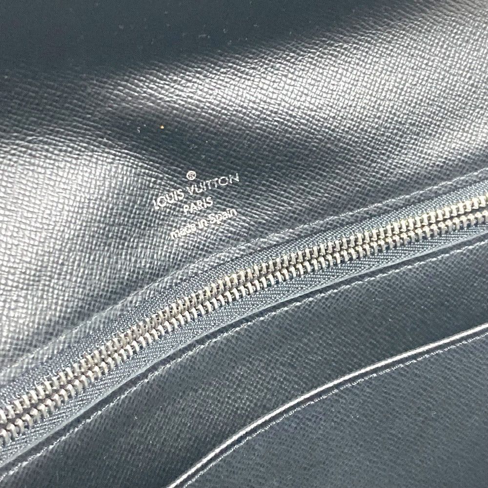 Louis Vuitton Louis Vuitton M30782 Taiga Selenga. Briefcase Strap Flap Pouch Clutch Bag Zippered Carrying Case Leather Men Aldouise Black Size ONE SIZE - 11 Thumbnail