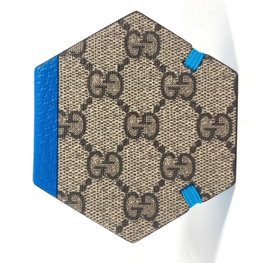 Gucci Gucci Disney Collaboration Donald Duck Notebook Notepad Tag Gg Supreme Hexagon Canvas Unisex Blue Size ONE SIZE - 2 Thumbnail