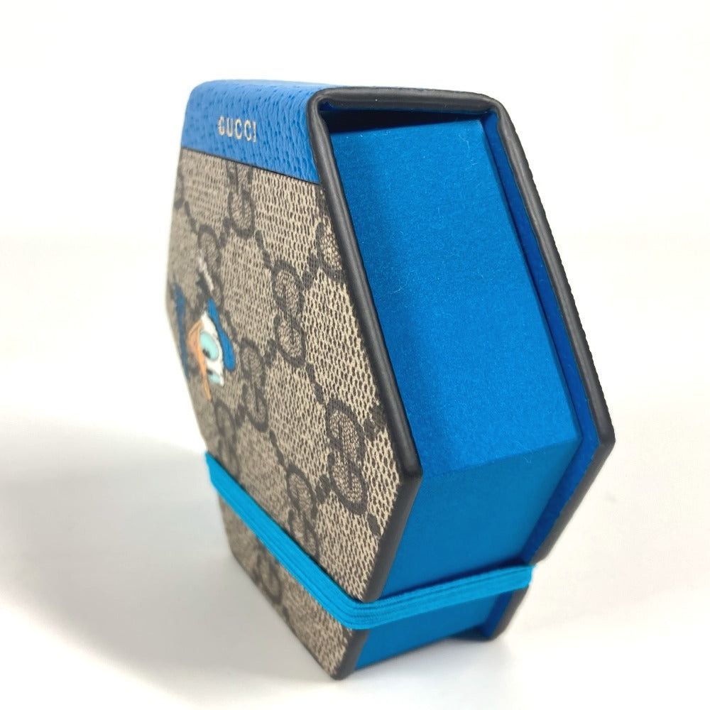 Gucci Gucci Disney Collaboration Donald Duck Notebook Notepad Tag Gg Supreme Hexagon Canvas Unisex Blue Size ONE SIZE - 4 Thumbnail