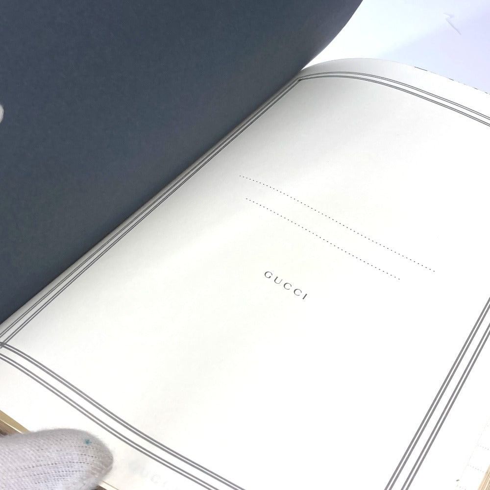 Gucci Gucci 661731 Herbarium Large Notepad Stationery Notebook Leather Unisex Black Size ONE SIZE - 7 Thumbnail