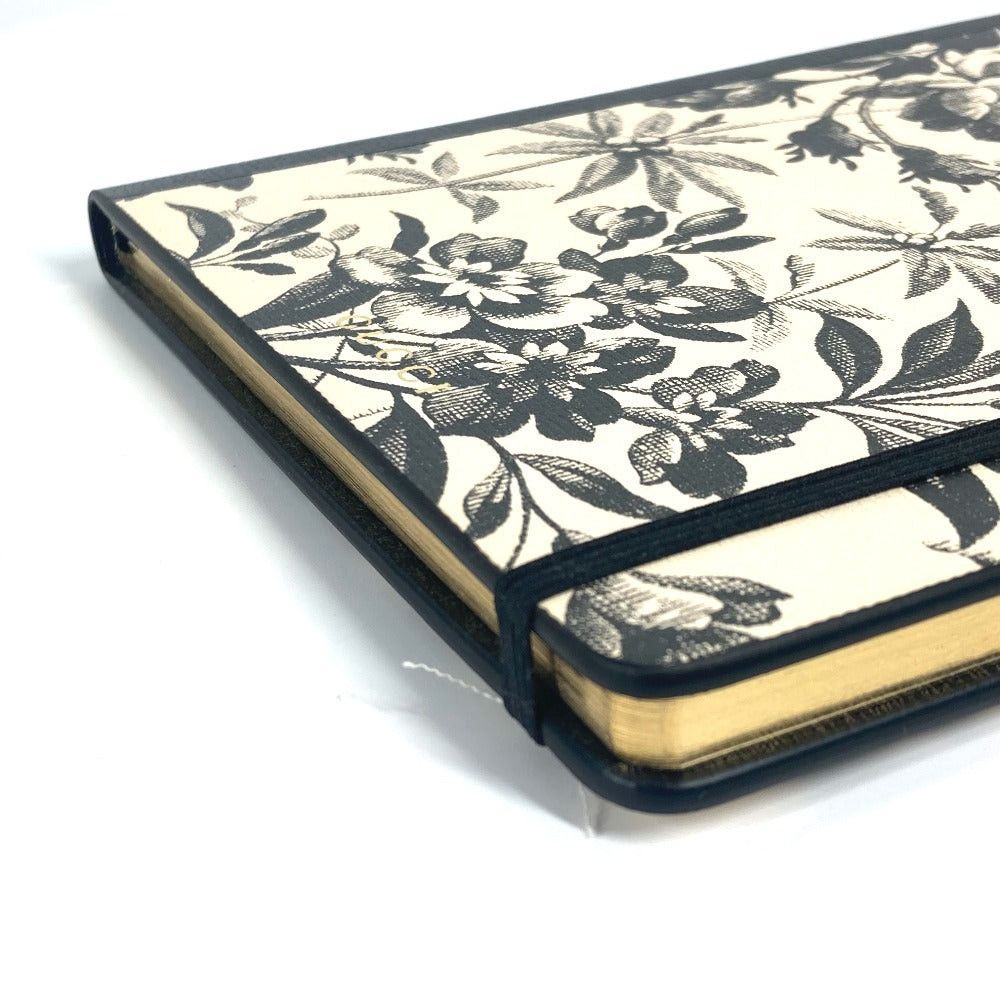 Gucci Gucci 661731 Herbarium Large Notepad Stationery Notebook Leather Unisex Black Size ONE SIZE - 4 Thumbnail